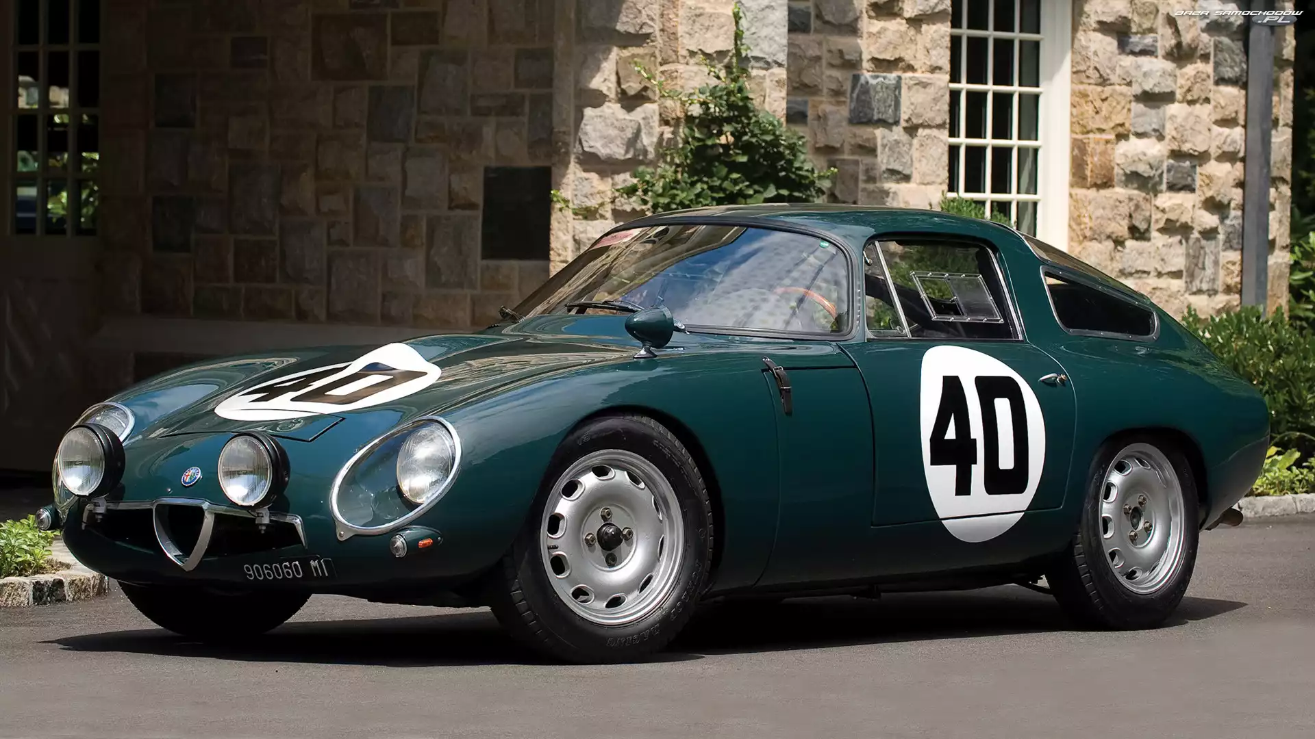 Zabytkowe, 1963, Zielone, Alfa Romeo Giulia TZ