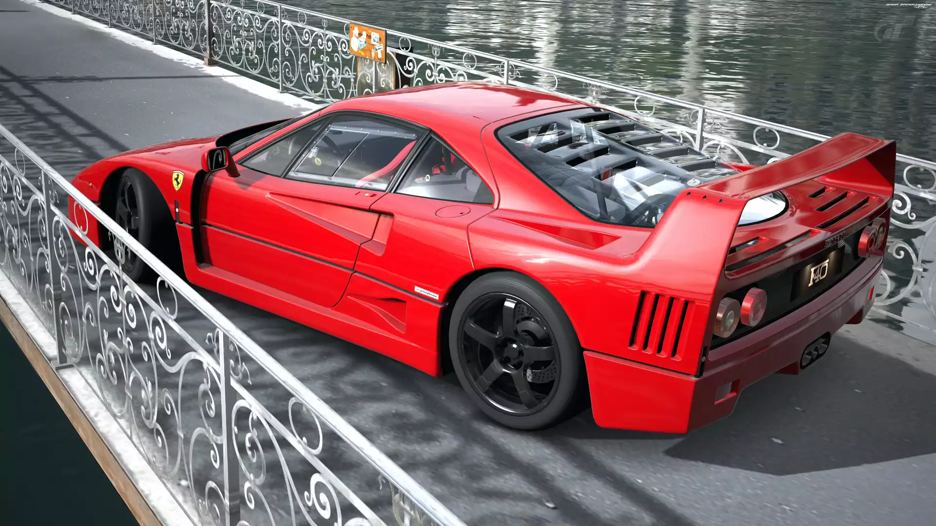1987-92, Czerwone, Ferrari F40