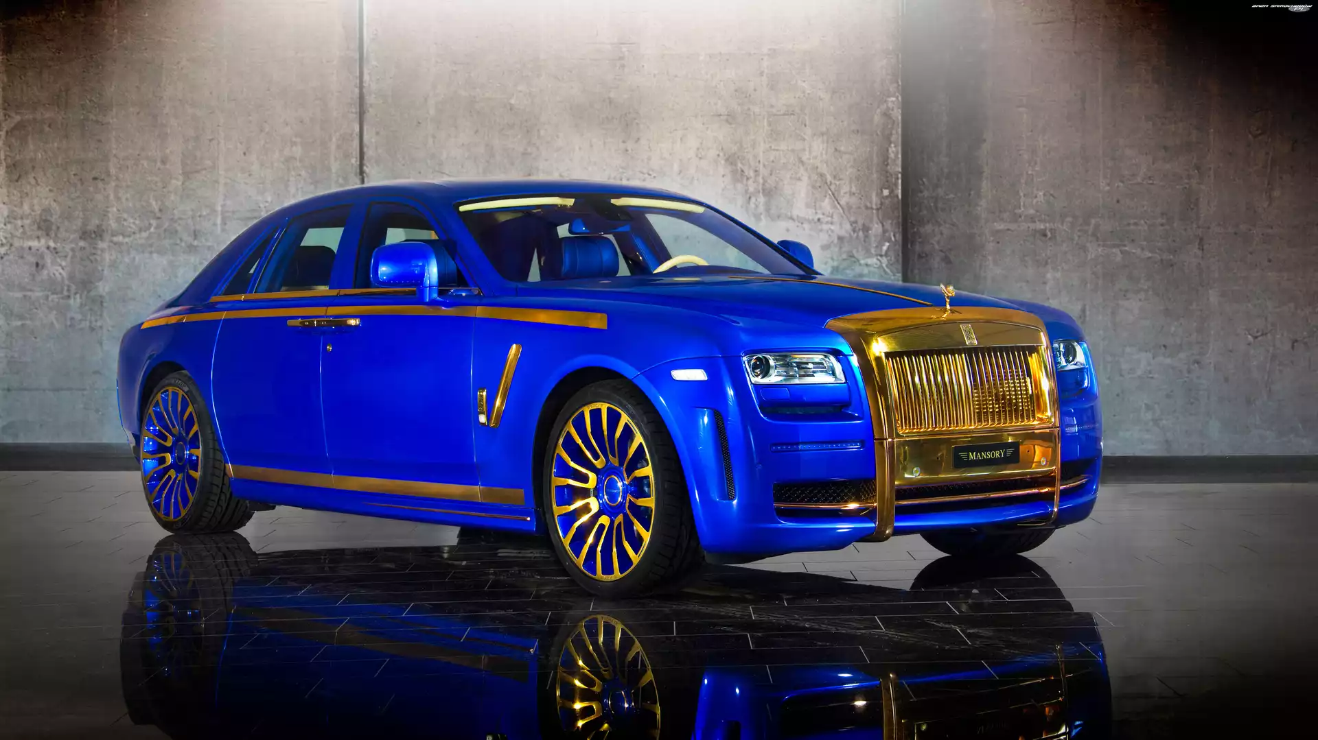 2010, Niebieski, Rolls-Royce Ghost Mansory