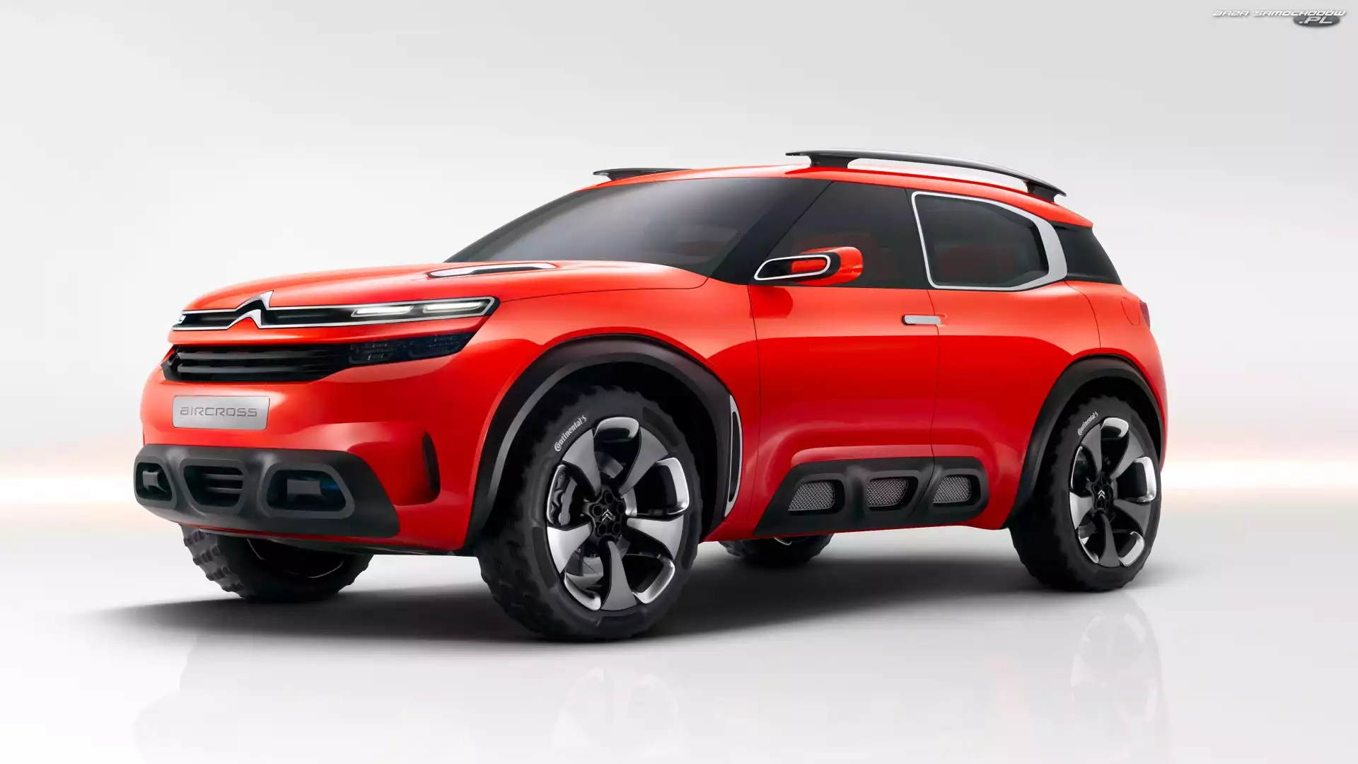 2015, Czerwony, Citroen Aircross Concept