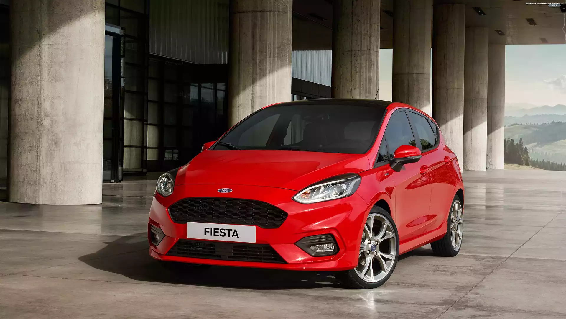 2016, Czerwony, Ford Fiesta ST-Line