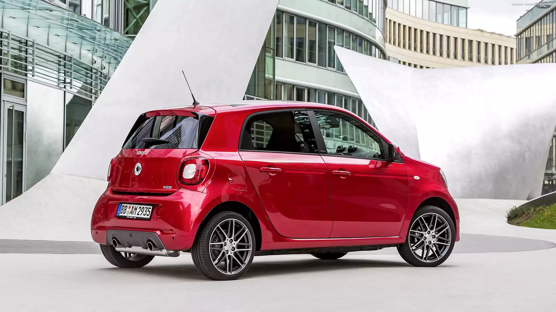 2017, Czerwony, Smart Forfour Brabus