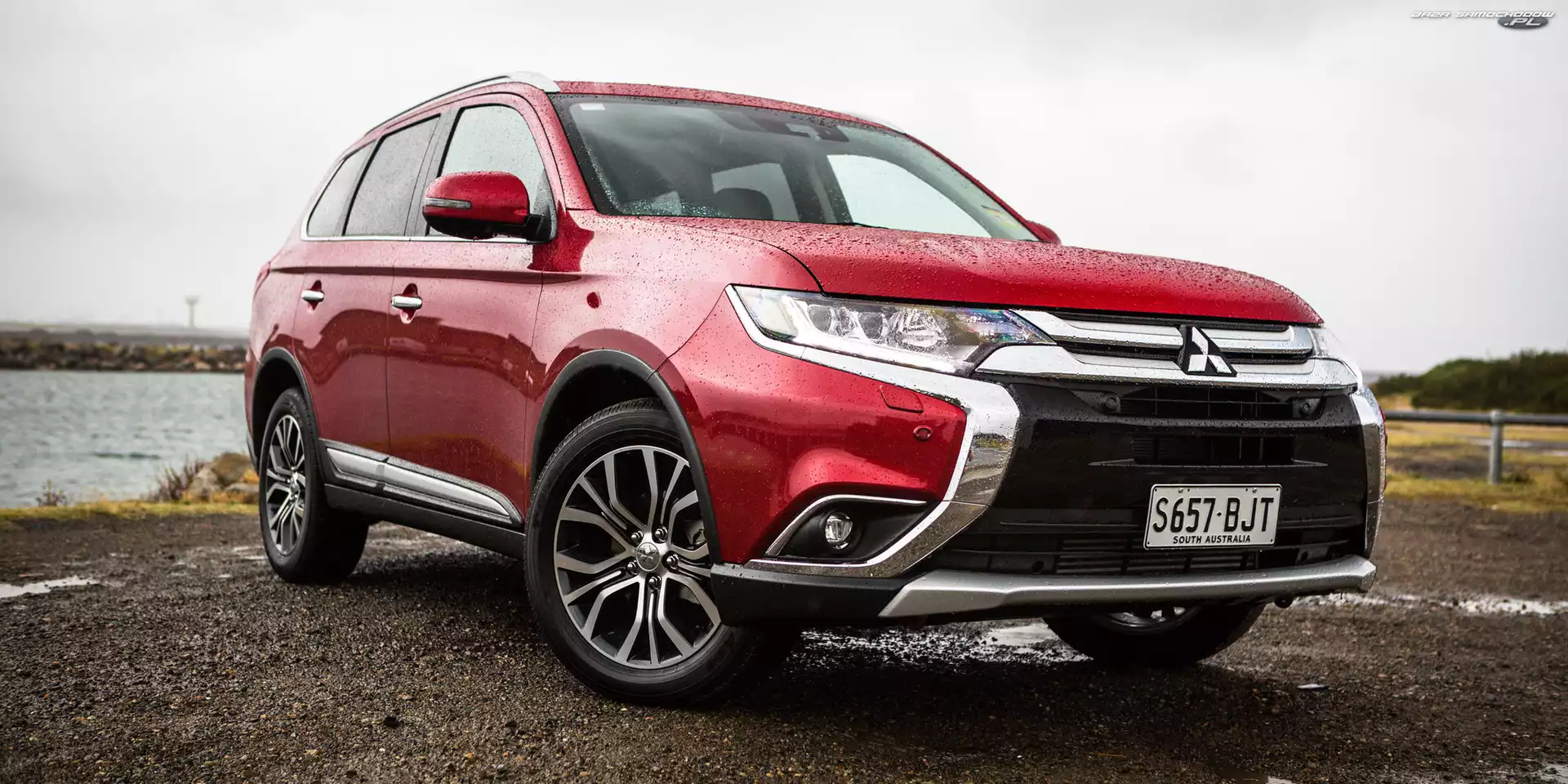 2017, Czerwony, Mitsubishi Outlander