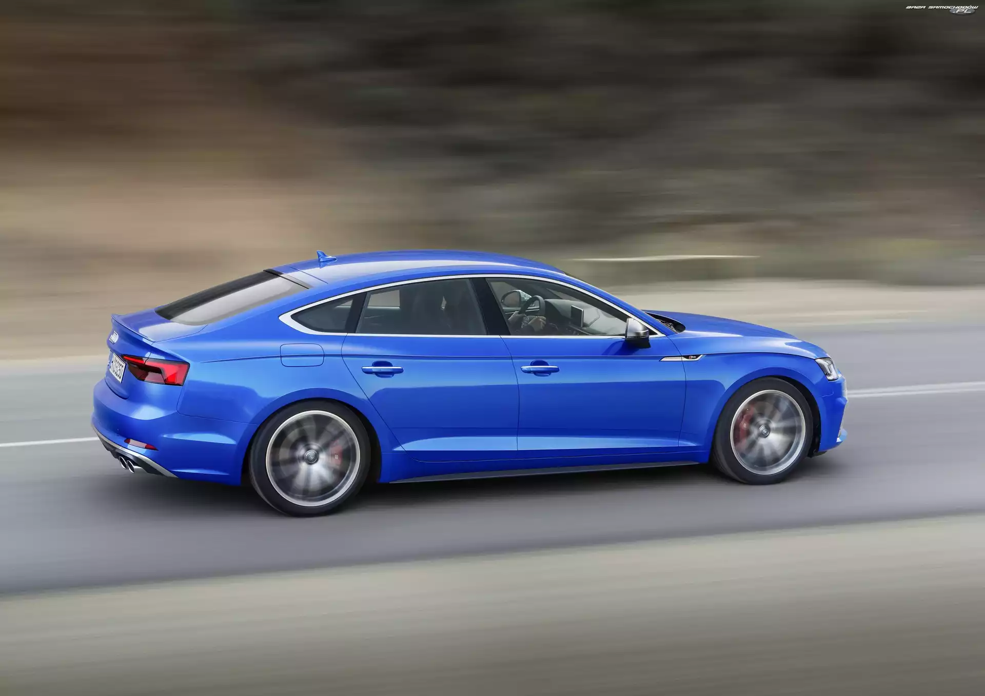 2017, Niebieskie, Audi S5 Sportback