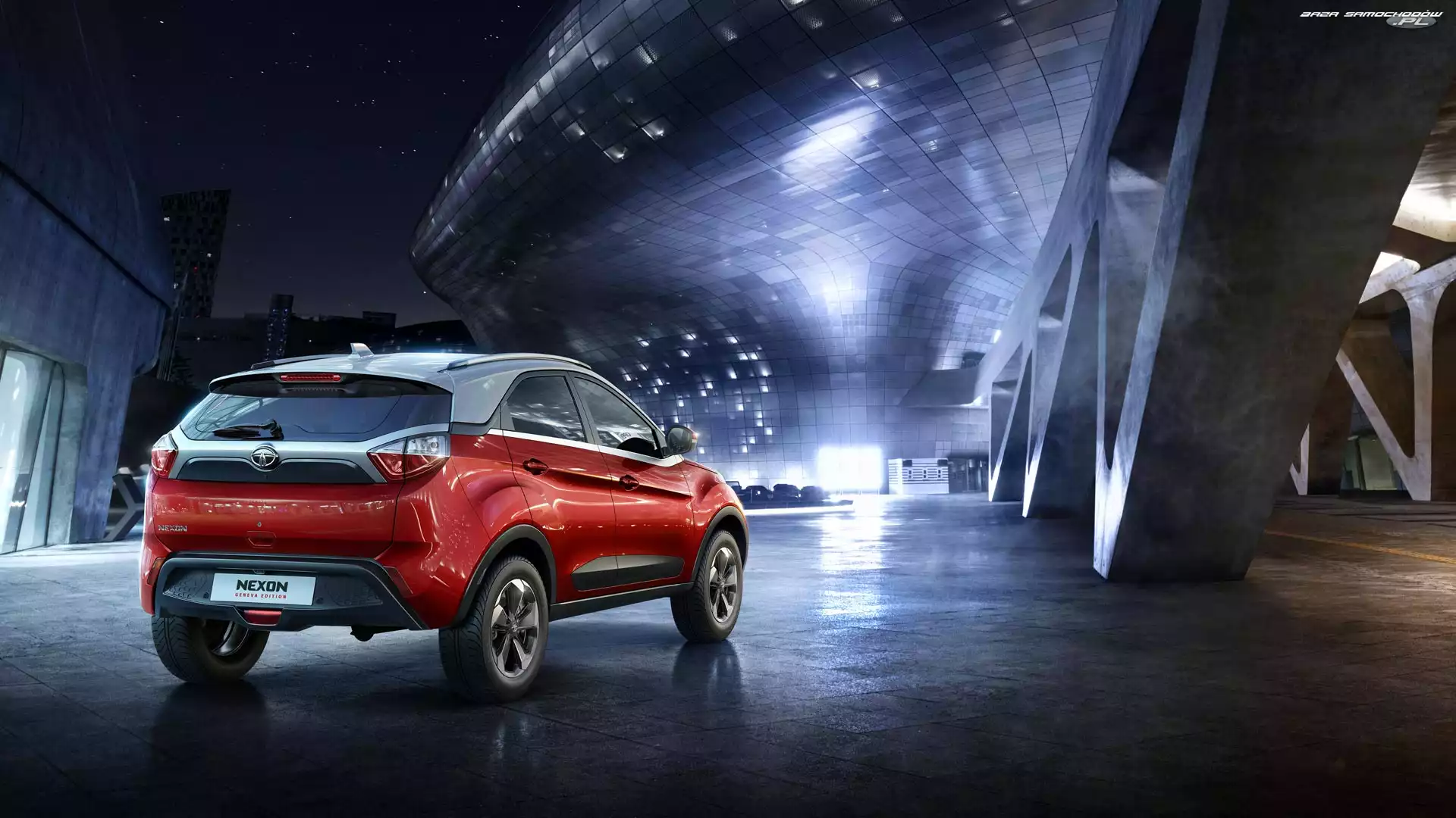 2017, Czerwony, Tata Nexon