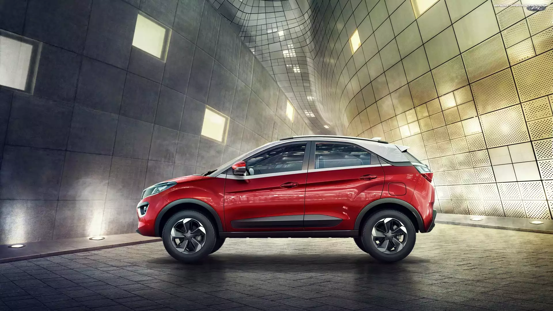 2017, Czerwony, Tata Nexon