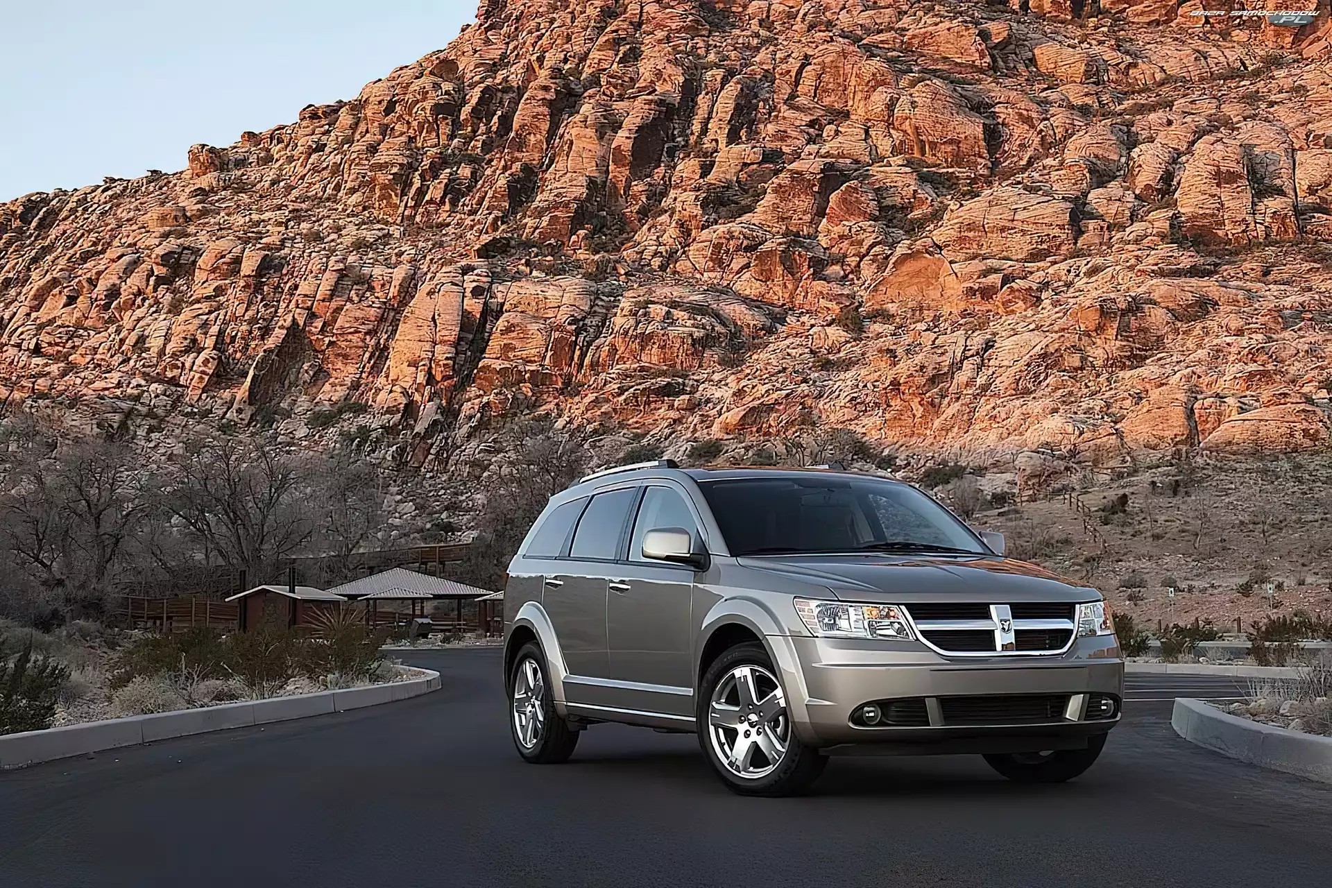 4x4, Dodge Journey, Skały