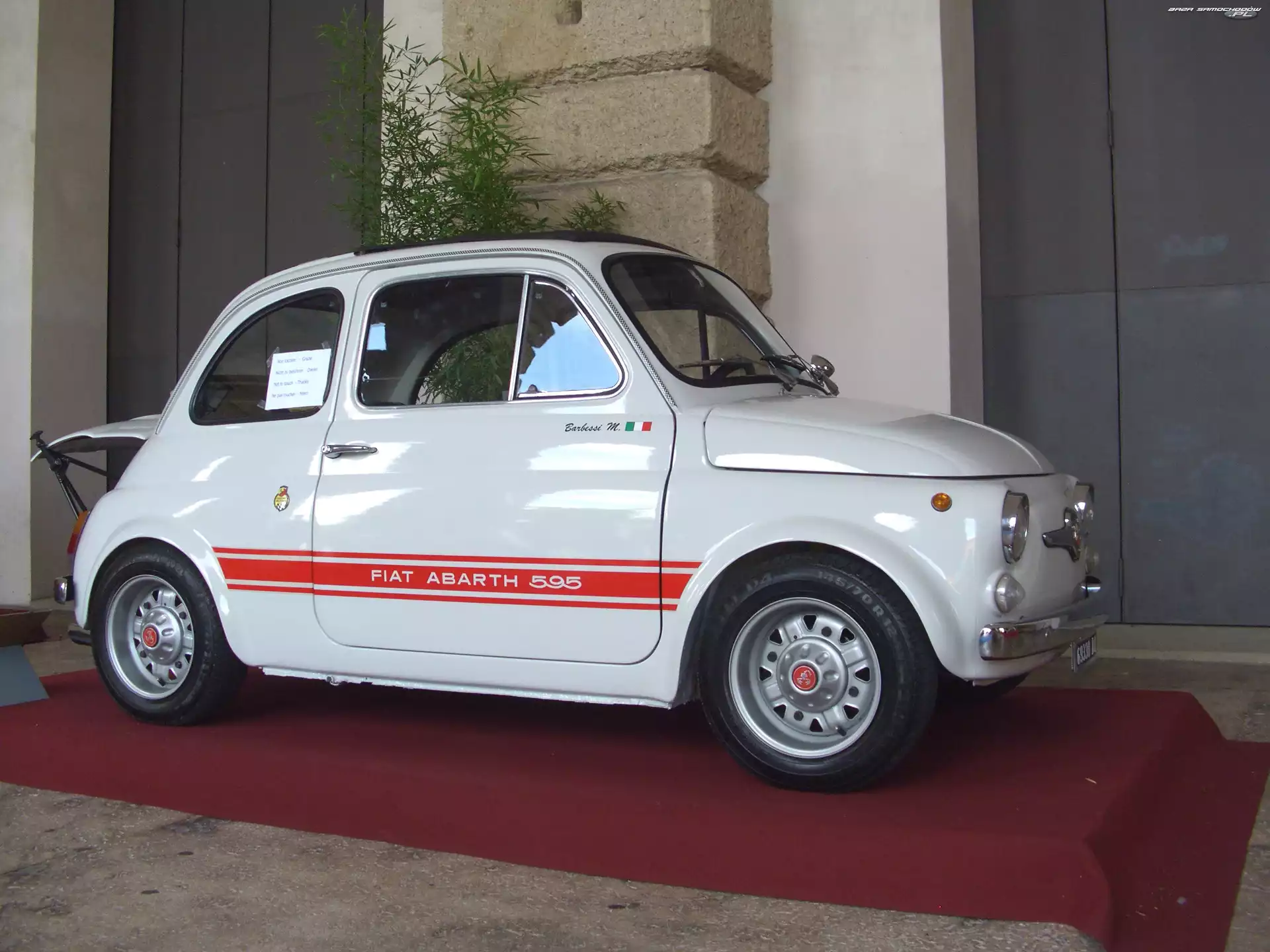 Abarth 595, Wystawa, Biały, Klasyk
