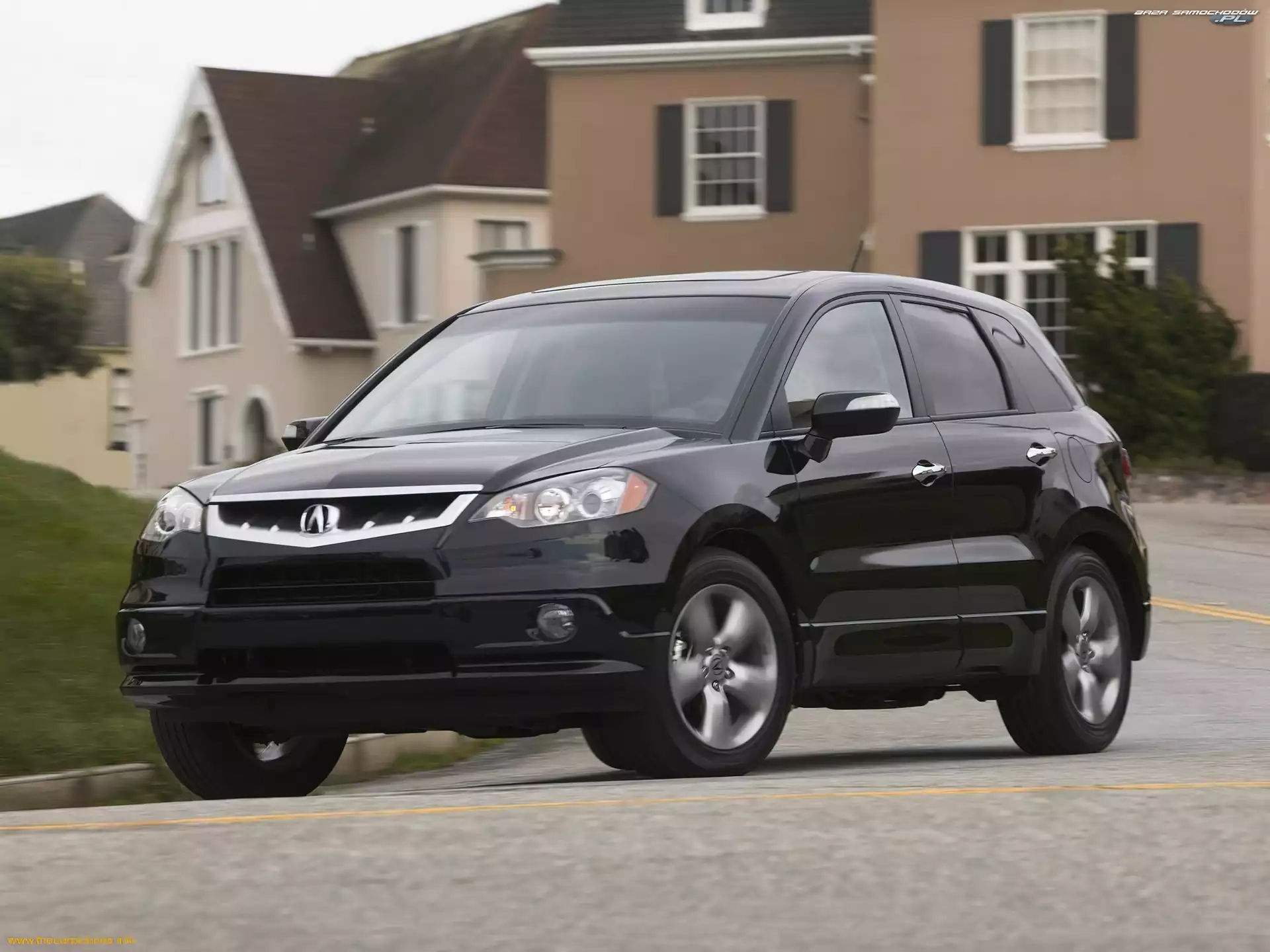 Czarna, Acura RDX, Szyby, Ciemne