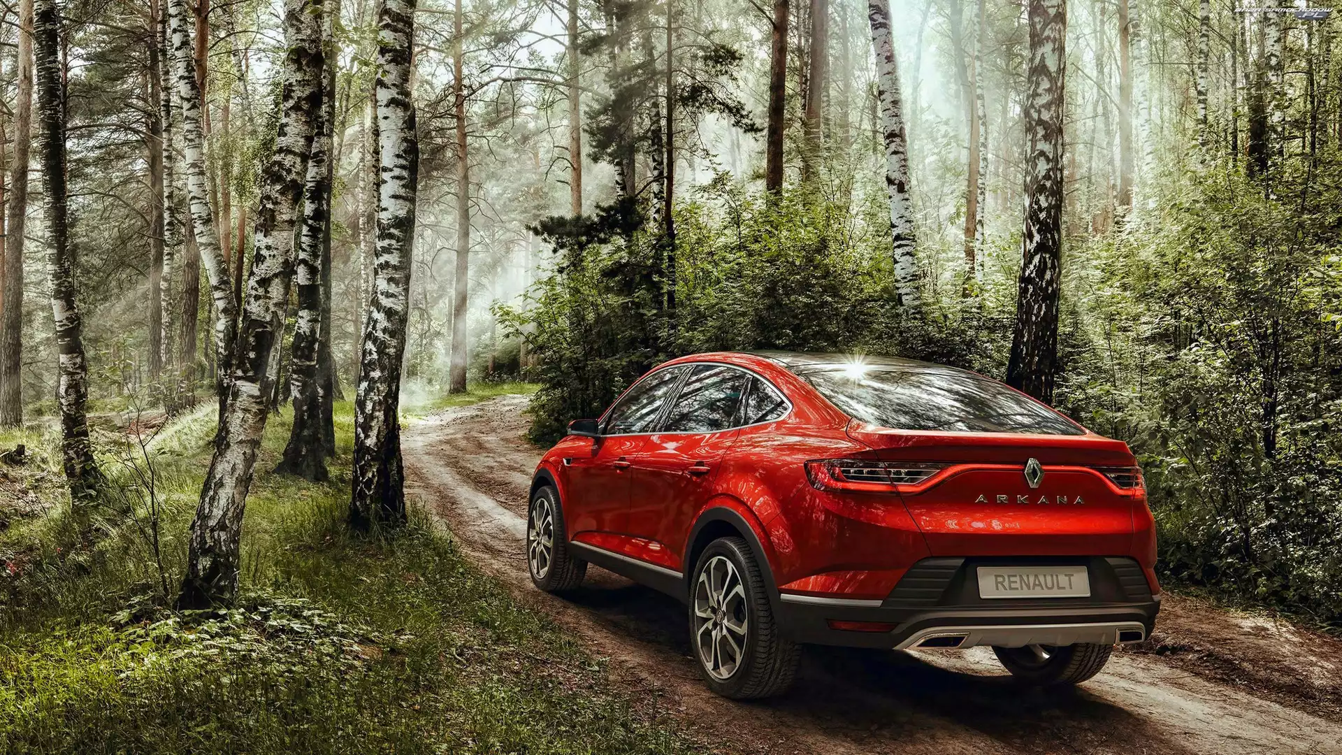 Las, Czerwony, Renault Arkana