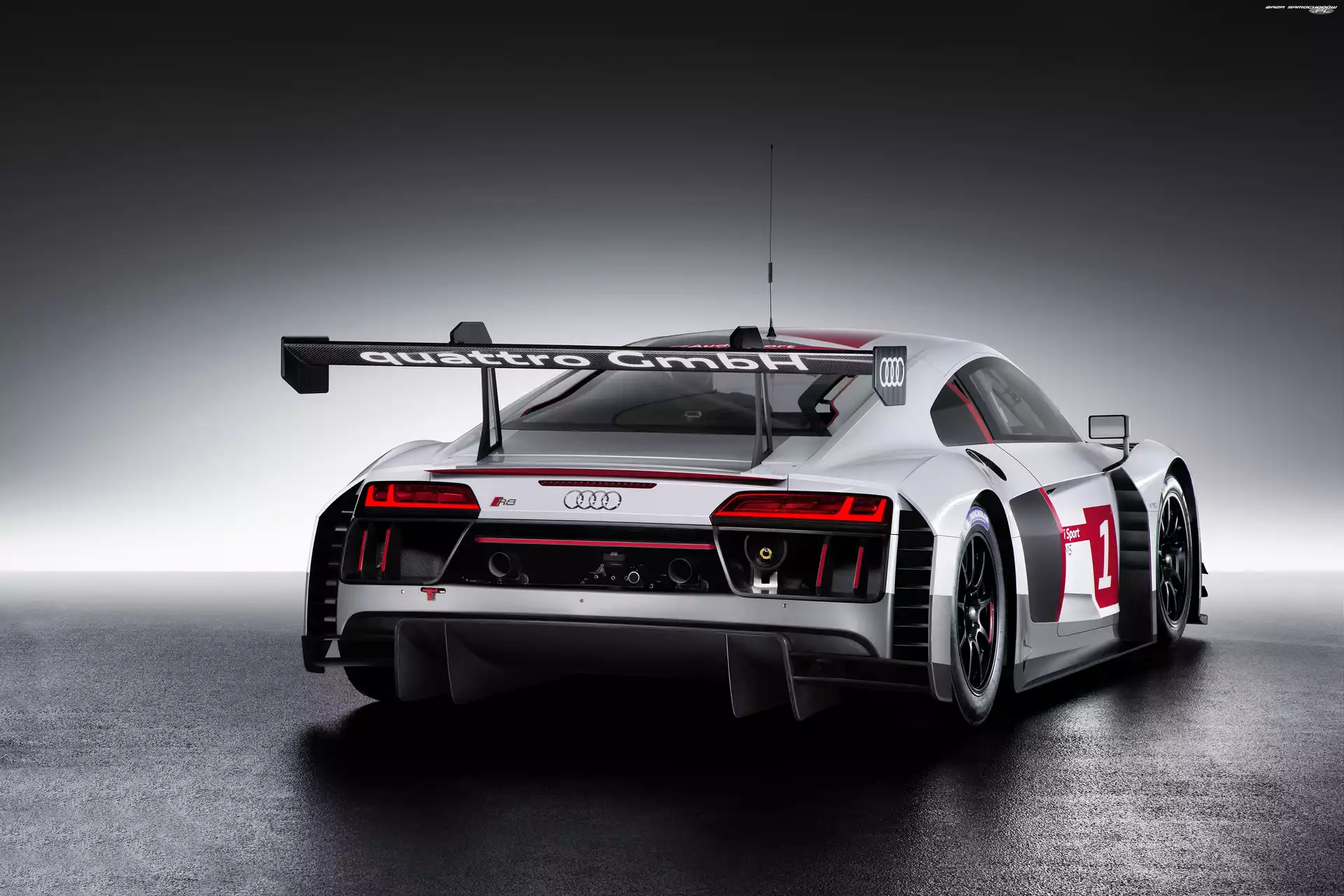 Audi, Tył, Wyścigowy, R8