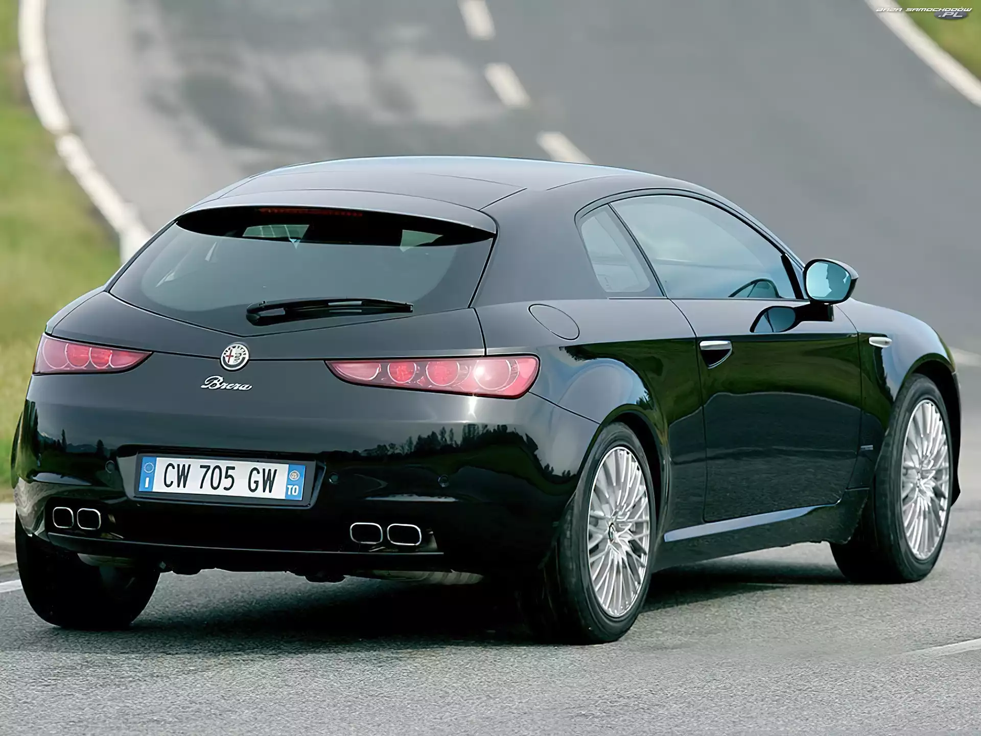 Bagażnika, Alfa Romeo Brera, Klapa