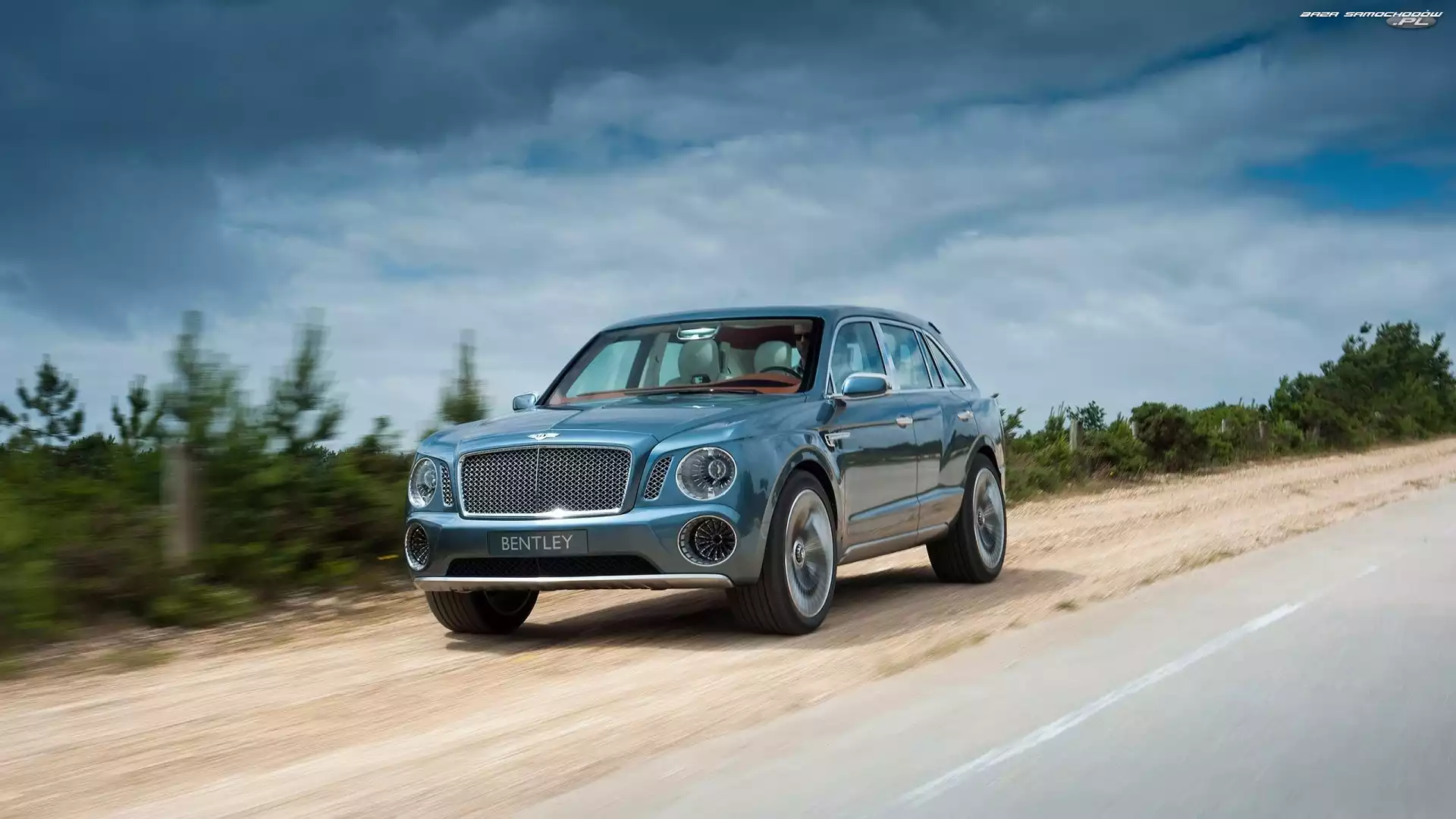 Bentley, Droga, Samochód, Suv Exp 9f
