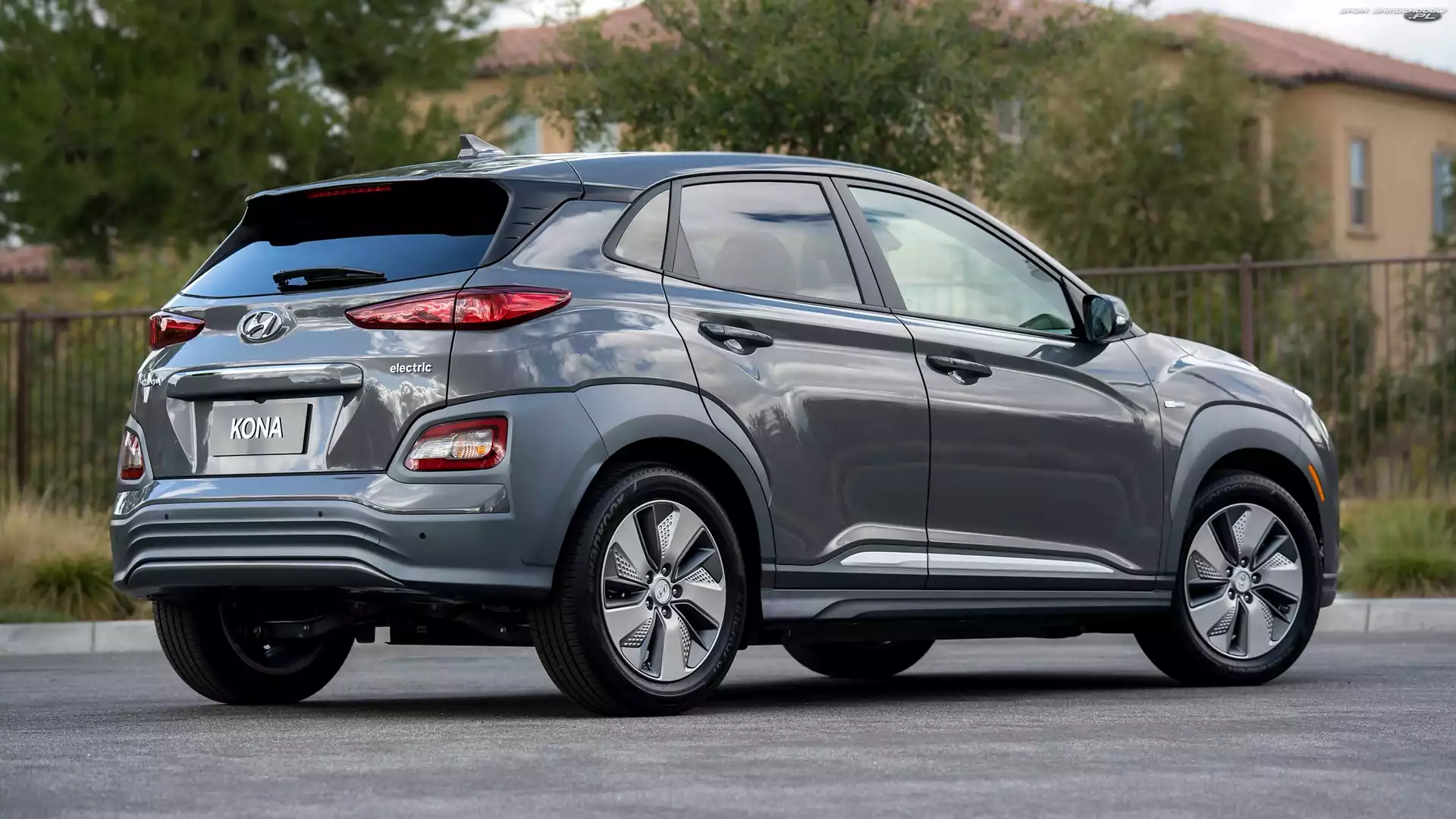 Bok, Hyundai Kona Electric, Tył