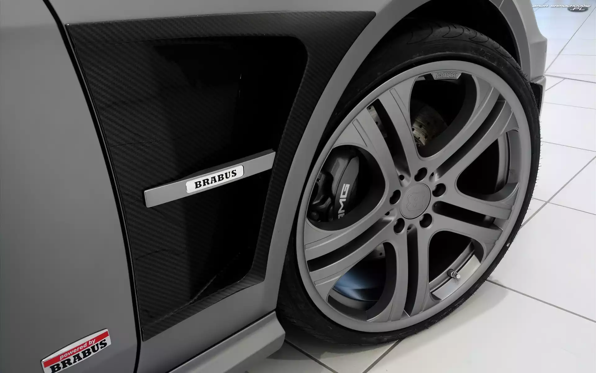 Pakiet, Powietrza, Brabus, Mercedes E63, Wlot