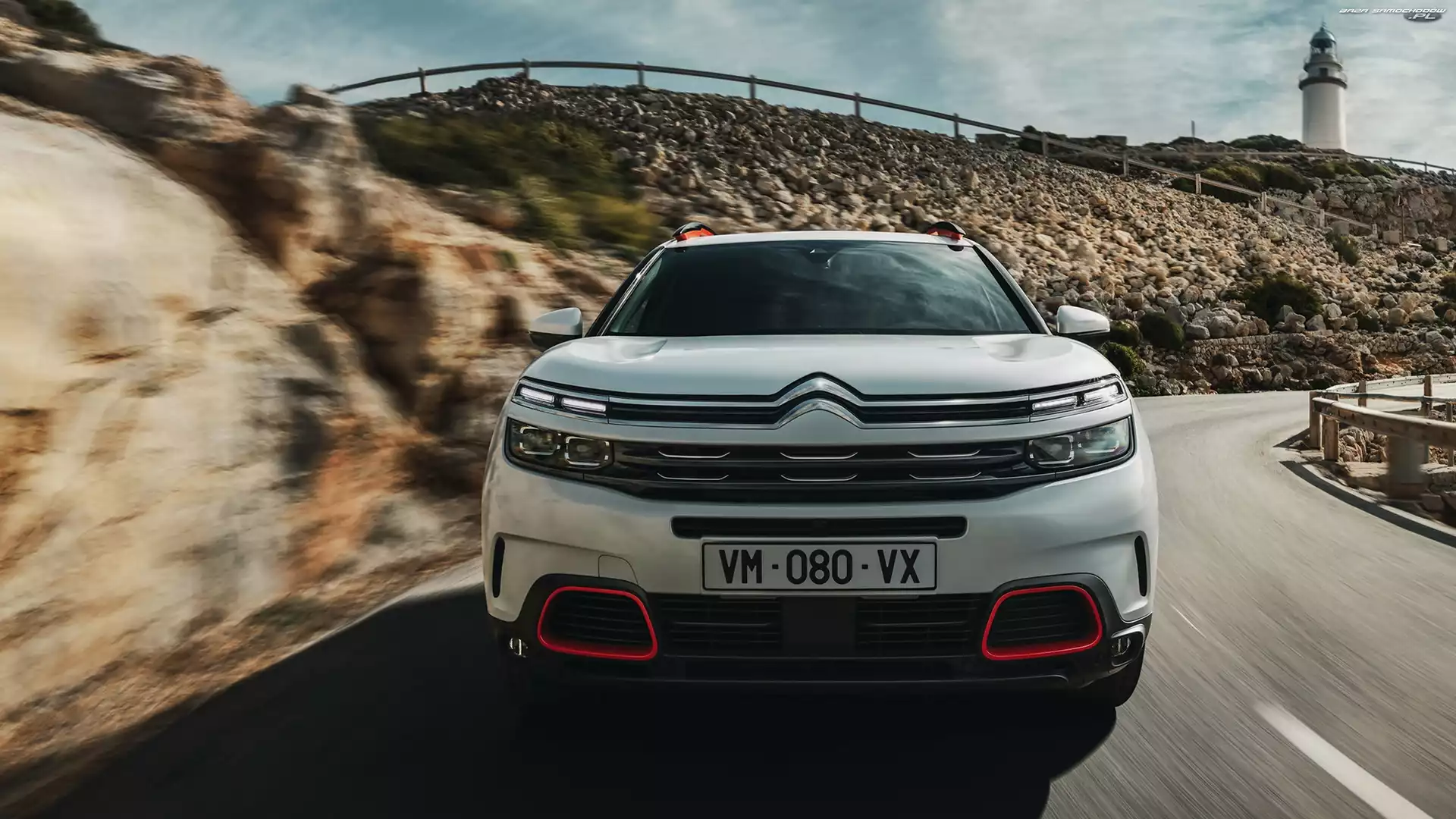 Citroen C5, Przód, Biały, Aircross