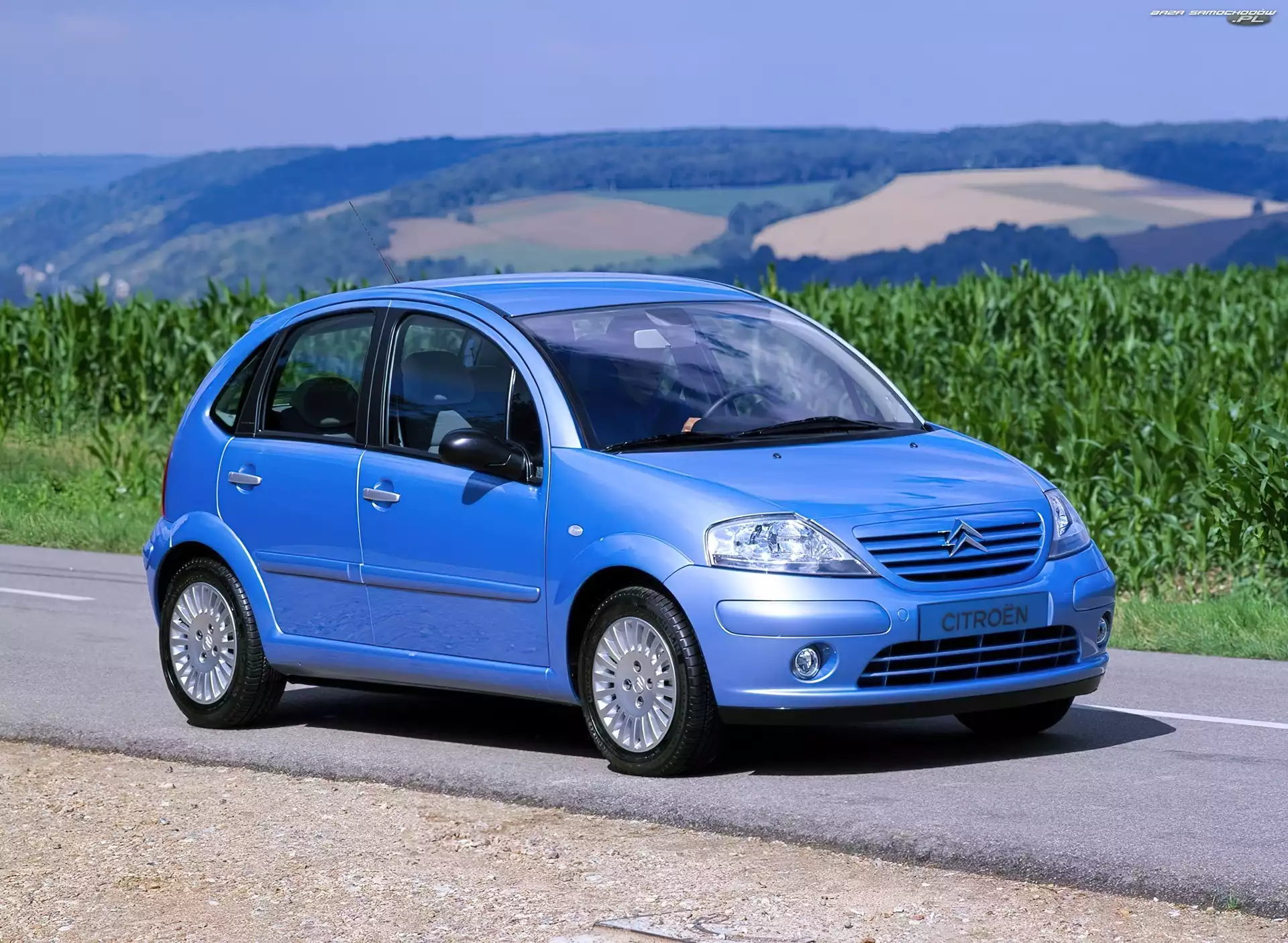 Citroen C3, Samochód, Niebieski