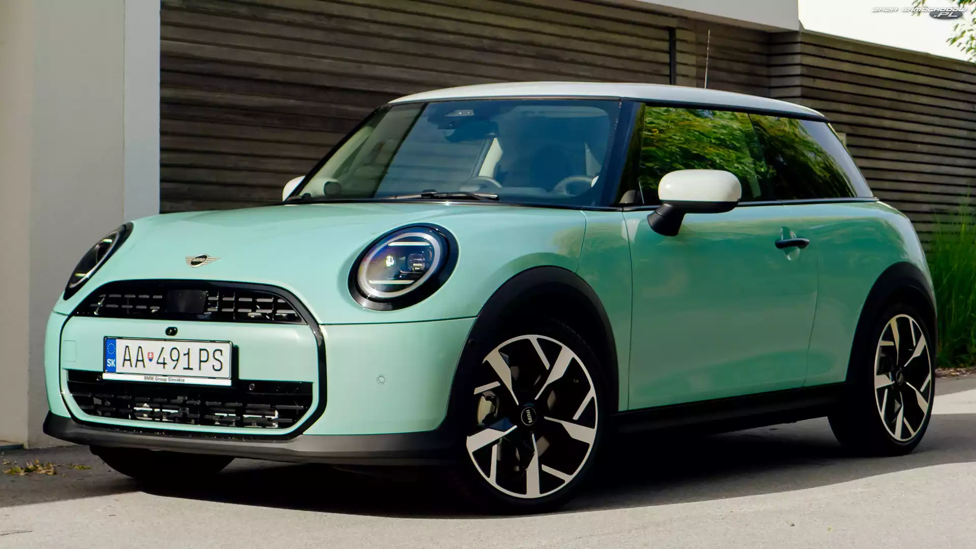 Miętowy, C, Mini, Cooper, 3, Door