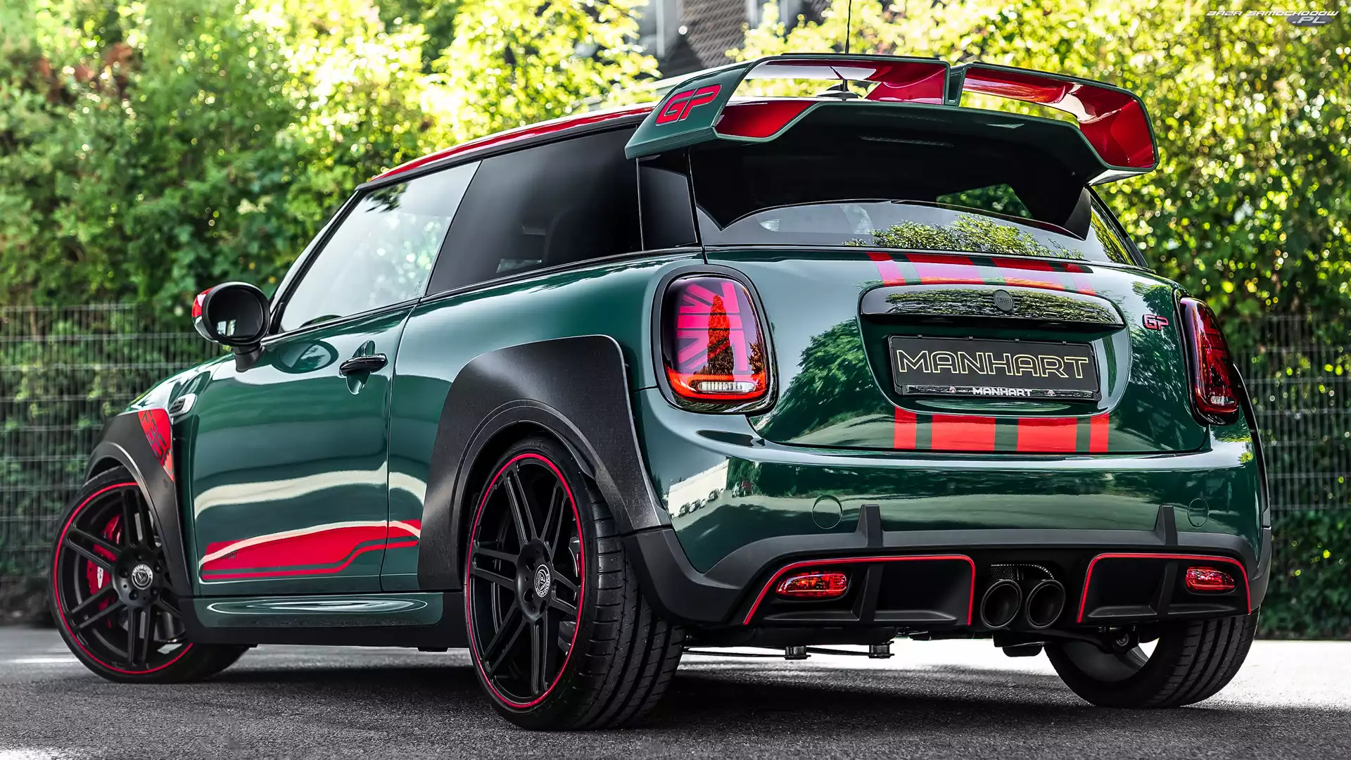 Tył, MINI John Cooper, Manhart GP3 F350