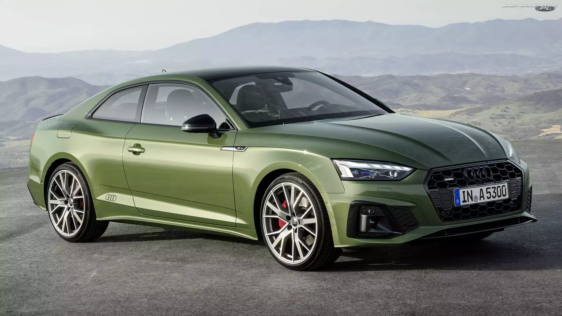 Coupe, Zielone, Audi A5