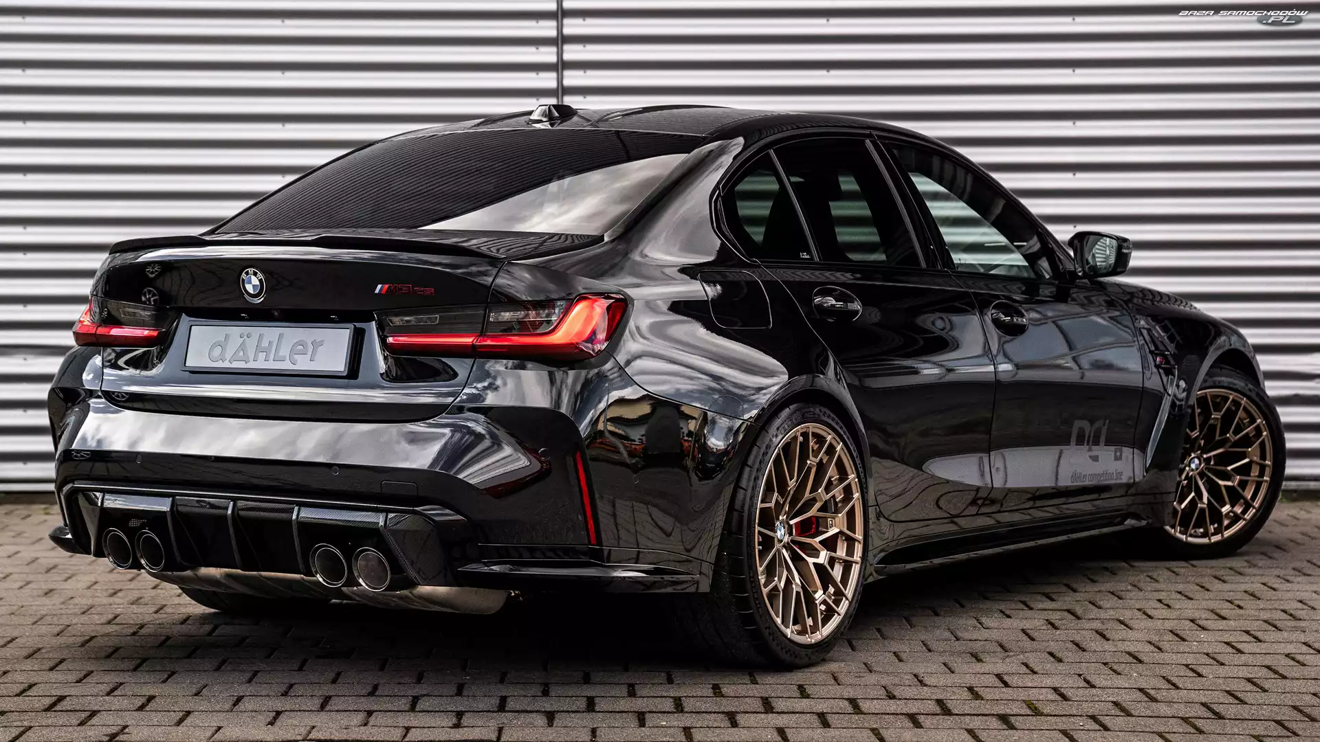 Tył, BMW M3 CS Competition, DAHLer