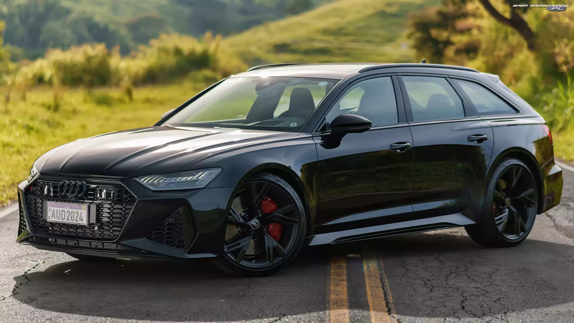 Avant, Czarne, Audi RS 6