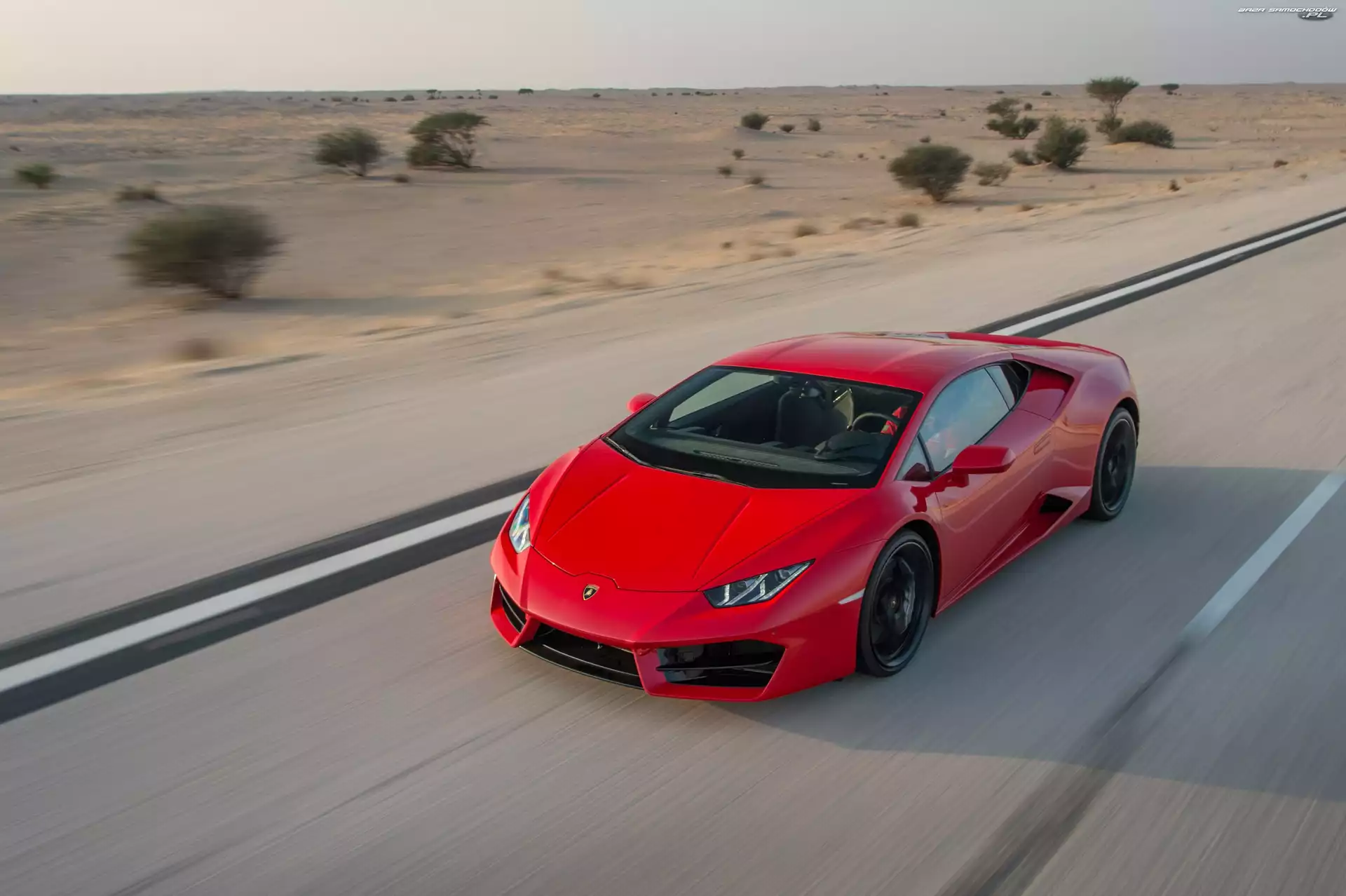 2016, Czerwone, Lamborghini Huracan LP 580-2