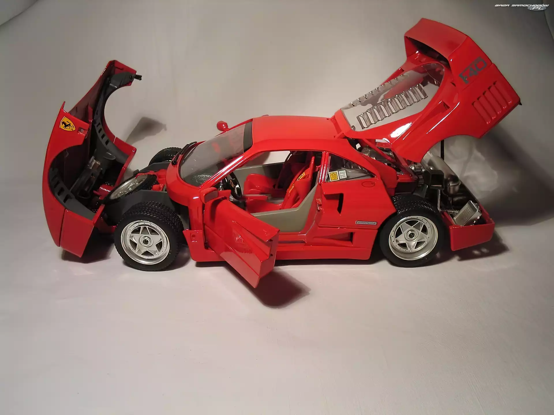 Model, Do, Ferrari F 40, Sklejania
