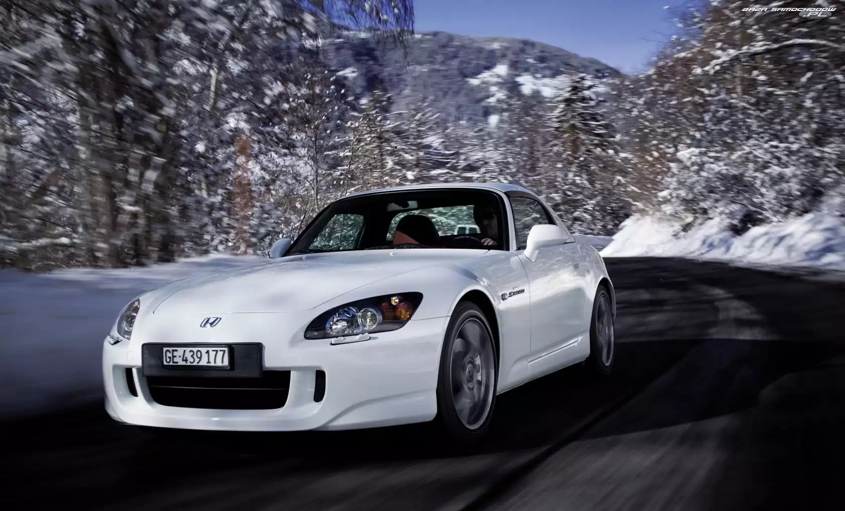 Droga, Honda S 2000, Zima