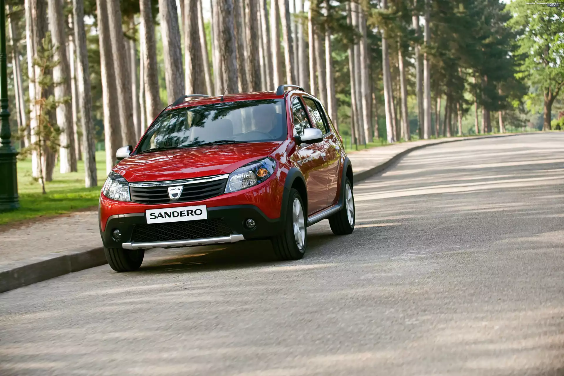 Droga, Przód, Dacia Sandero