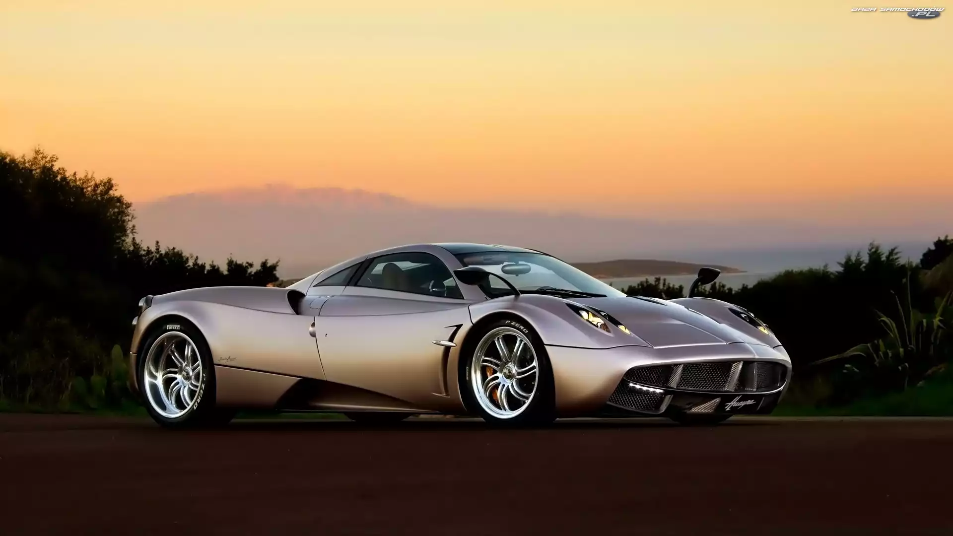 Droga, Słońca, Huayra, Pagani, Zachód