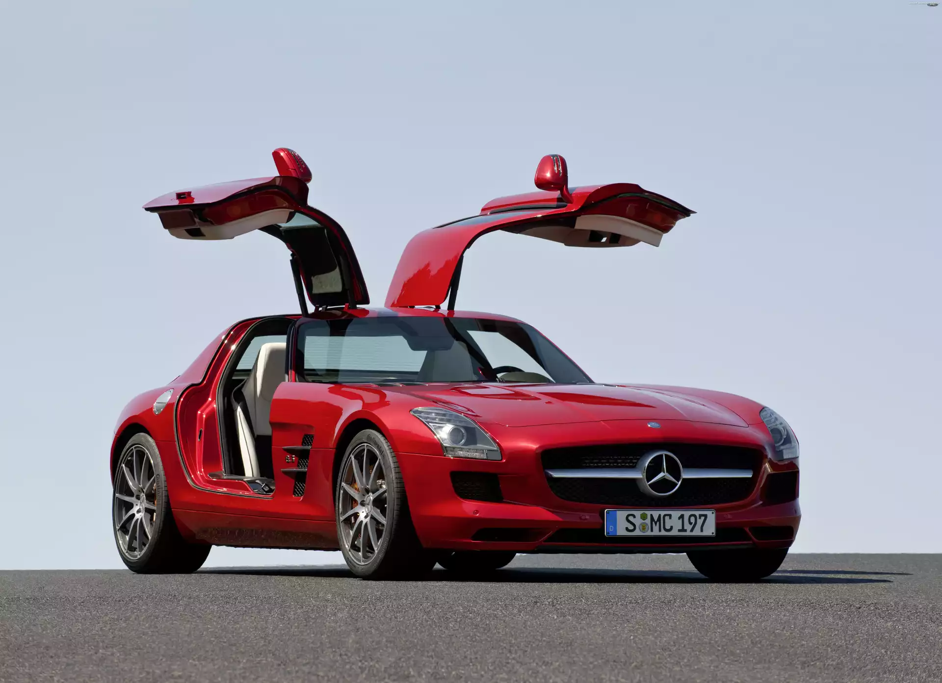 Drzwi, Mercedes Benz SLS, Skrzydła