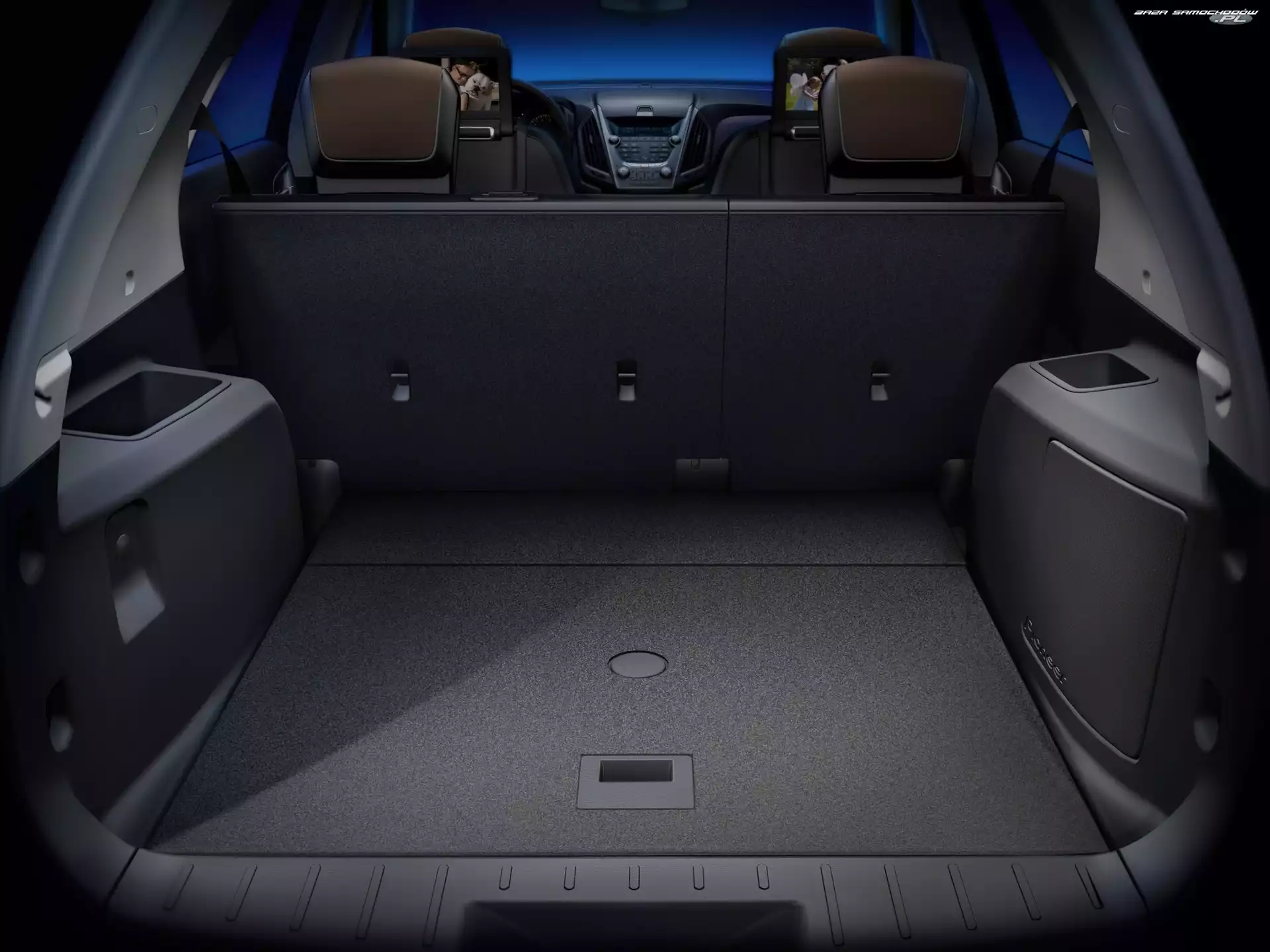 DVD, Chevrolet Equinox, Ekrany