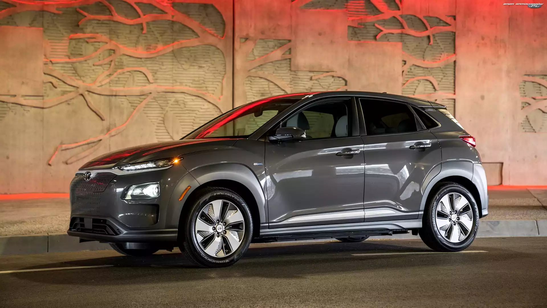 Ściana, Hyundai Kona Electric, Wzorzysta
