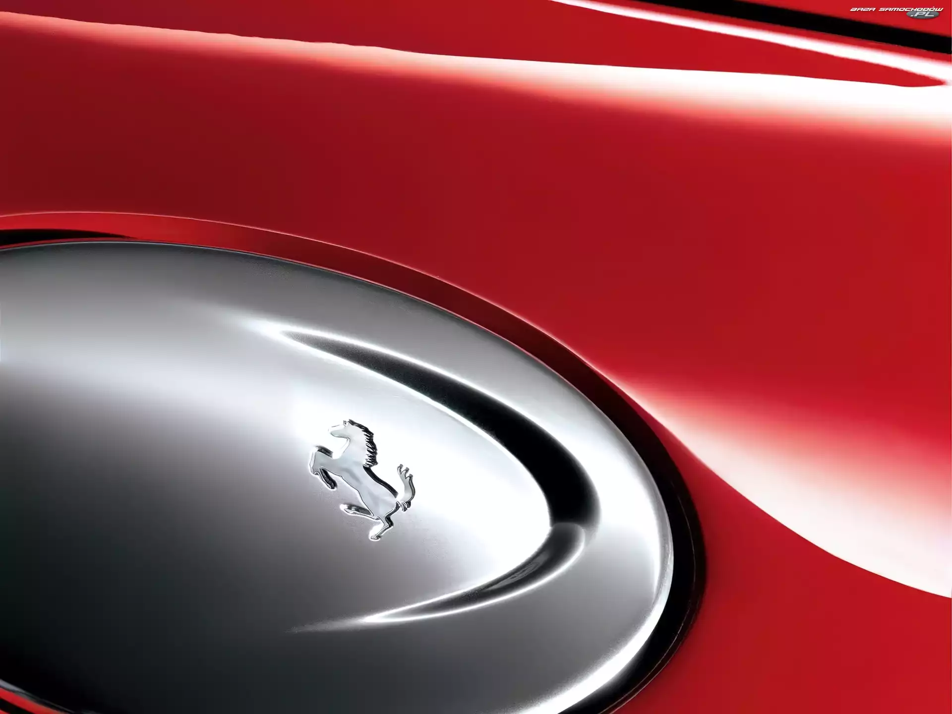 Emblemat, Ferrari 550, Wybity