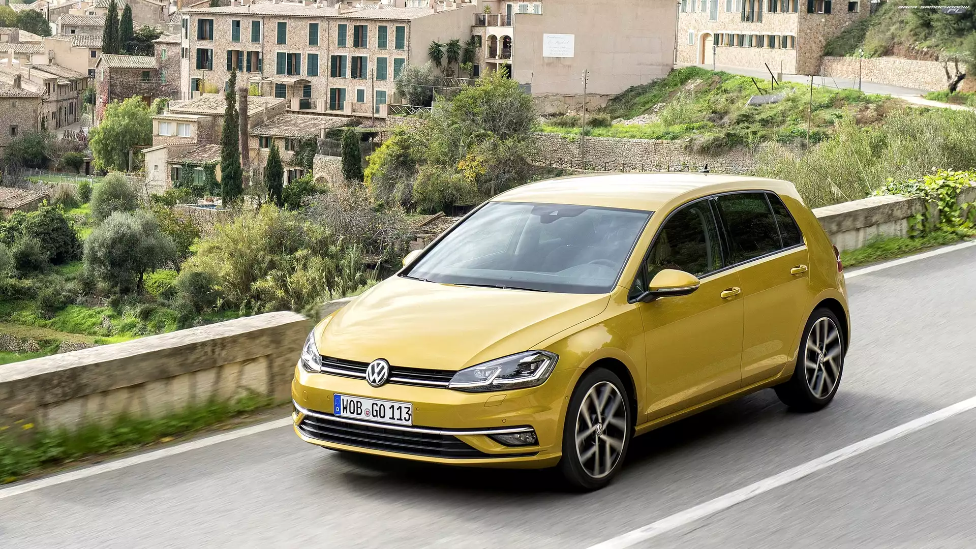 Facelift, Żółty, Volkswagen Golf 7