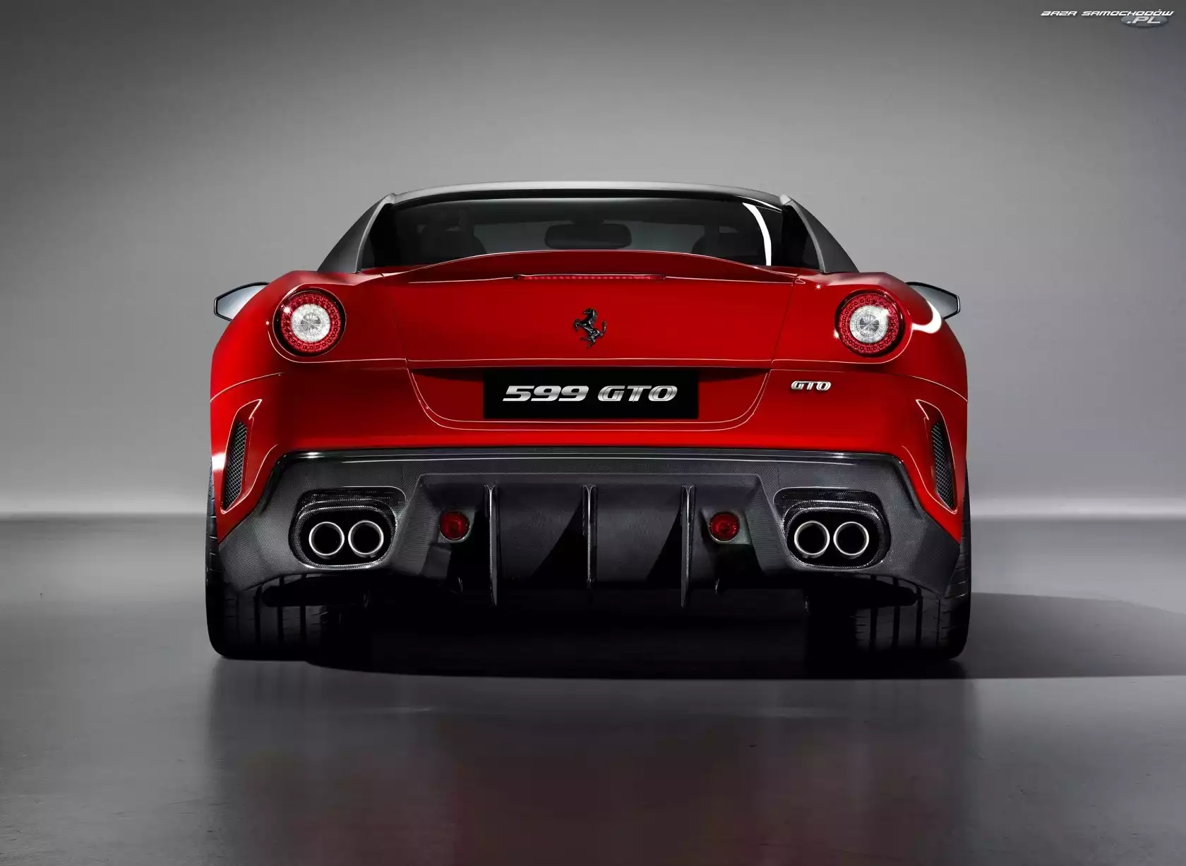 Ferrari 599 GTO, Czerwone, Auto