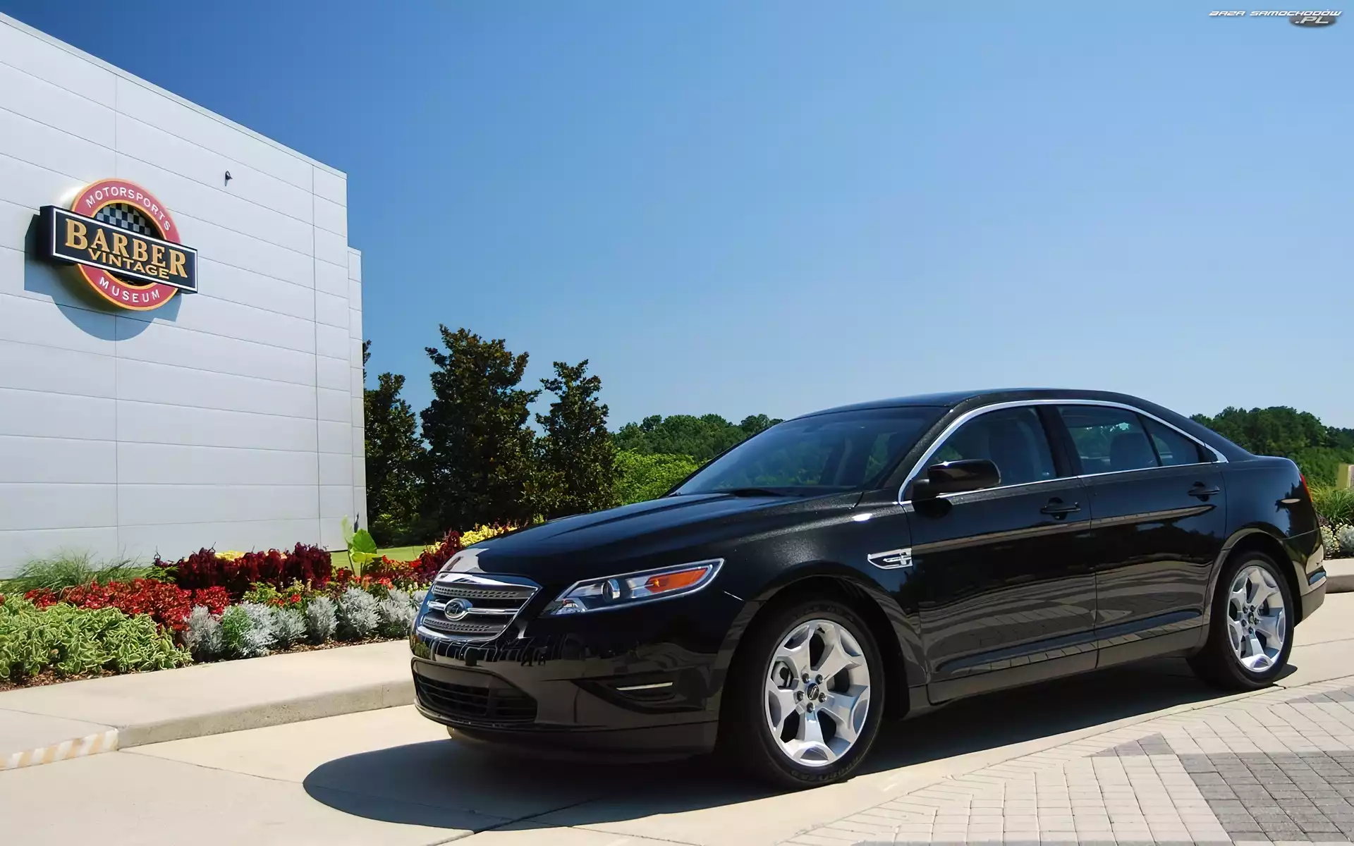 Czarny, Ford Taurus, Model, Flagowy