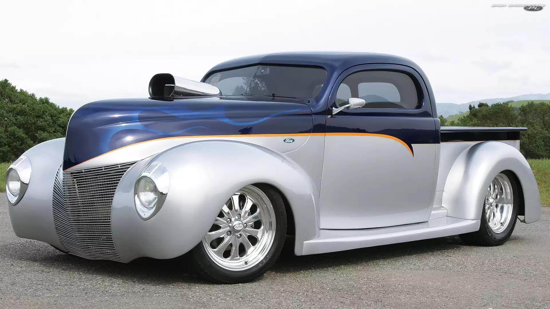 Zabytkowy, Ford, HotRod, Custom