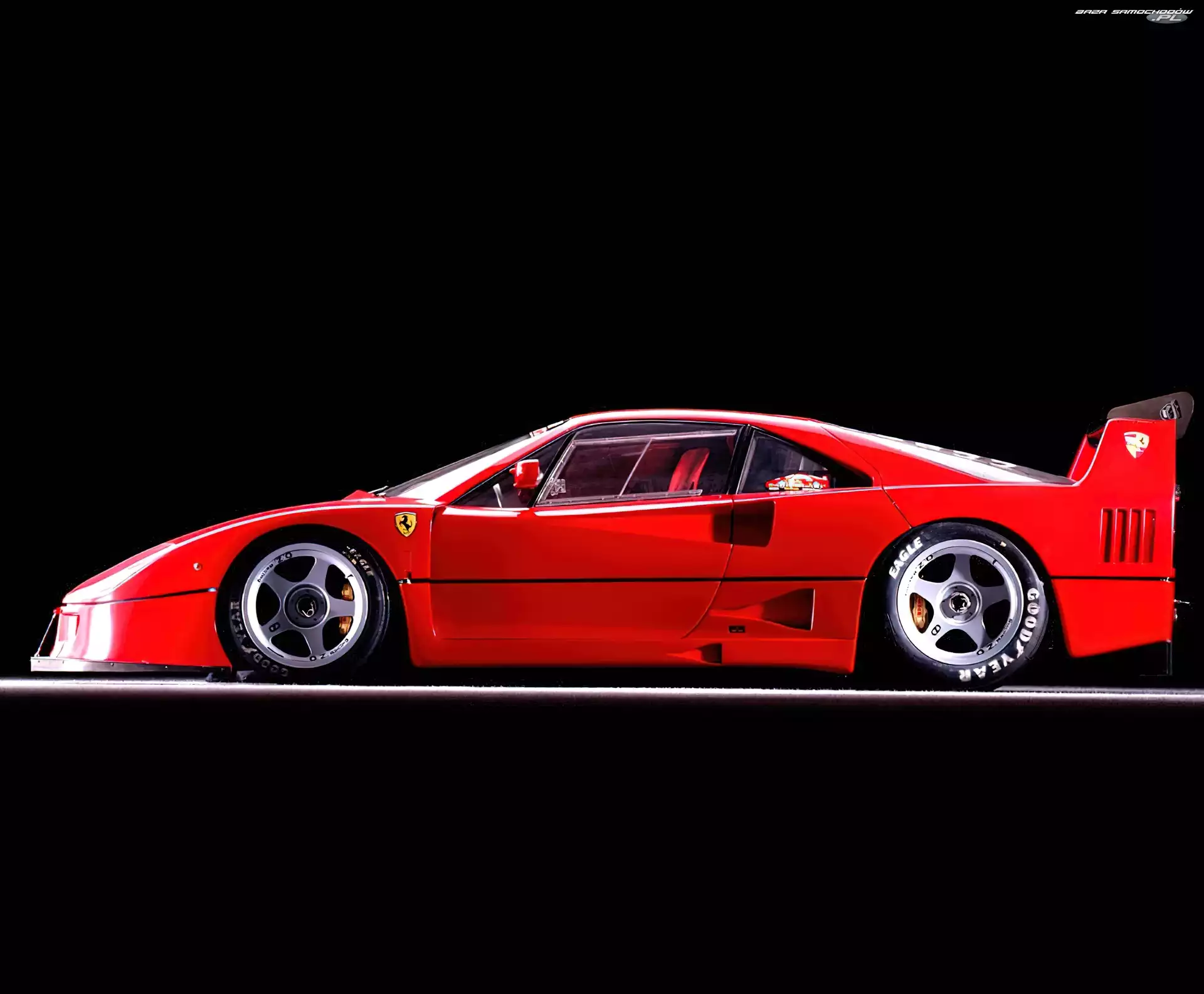 Goodyear, Ferrari F 40, Opony