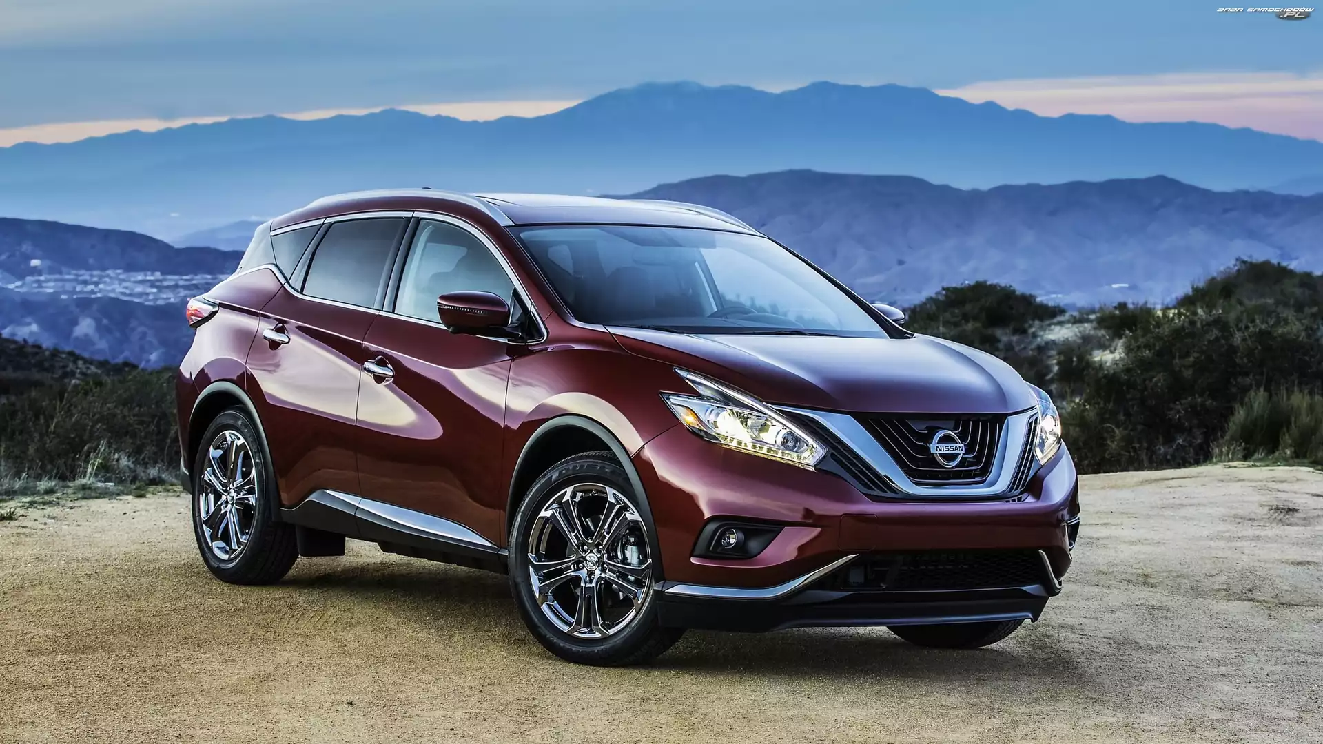 Góry, Bordowy, Nissan Murano
