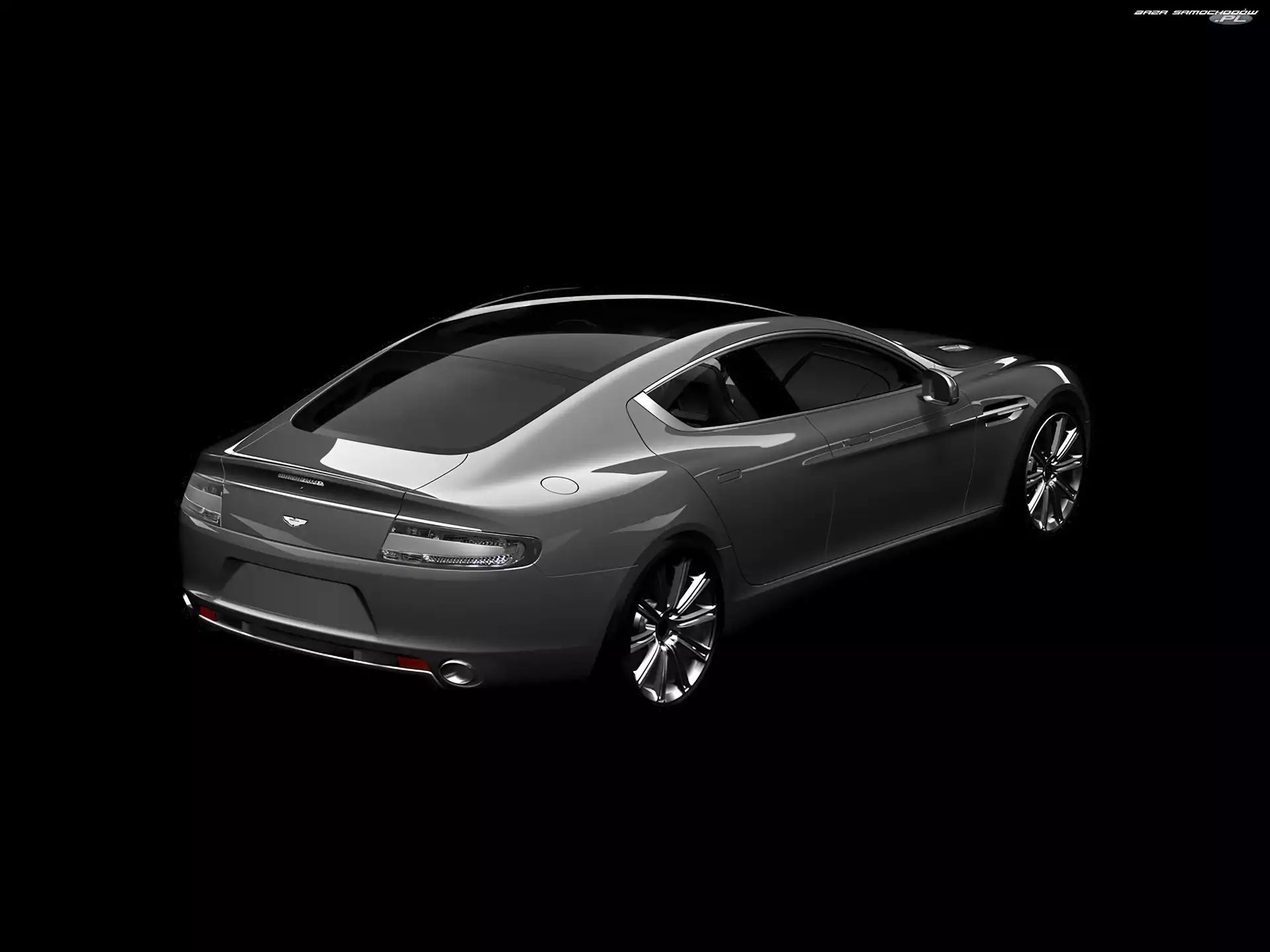 Grafika, Tył, Aston Martin Rapide