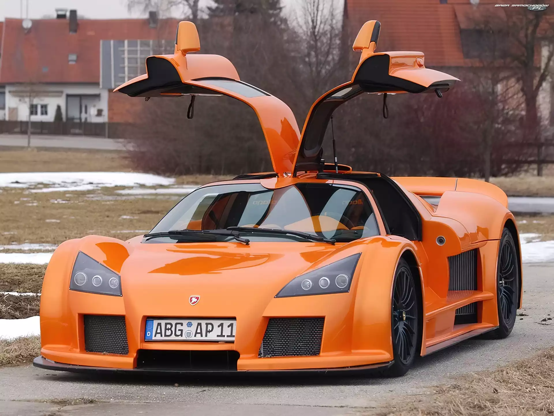 Gumpert Apollo, Drzwi, Pomarańczowy, Unoszone