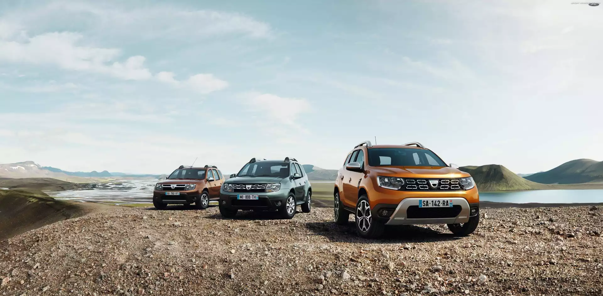 2018, Dacia Duster II, Samochody, Trzy, Dacia Duster I