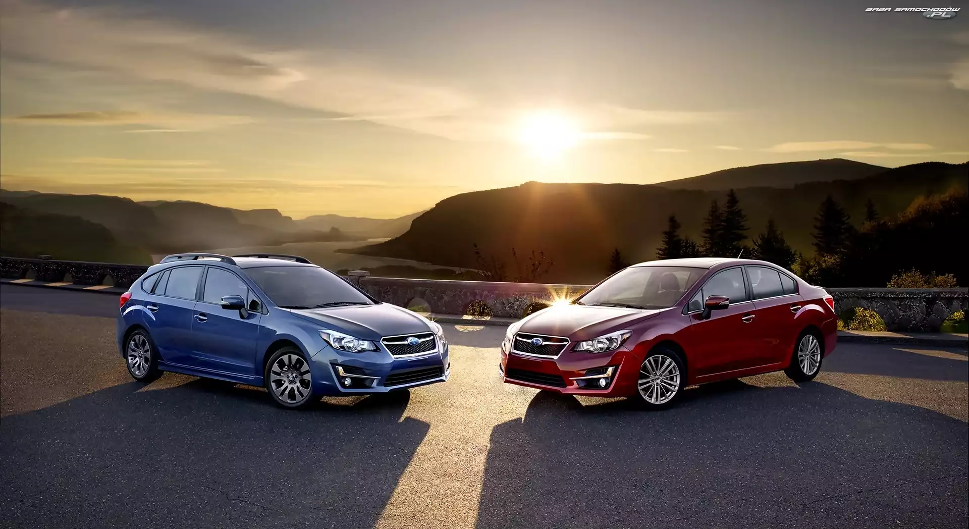 Impreza, Słońca, Subaru, Promienie