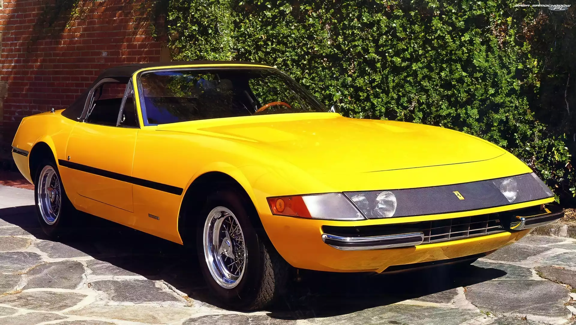 Ferrari Daytona, Kabriolet, Zderzak, Maska