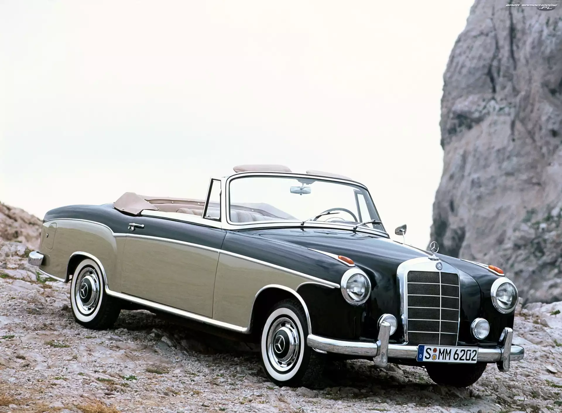 Kabriolet, Zabytkowe, Mercedes Benz S, Auto