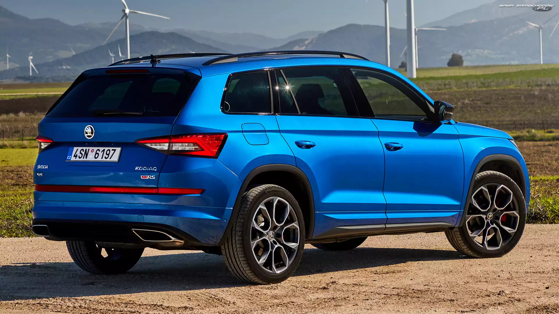RS, Niebieska, Skoda Kodiaq