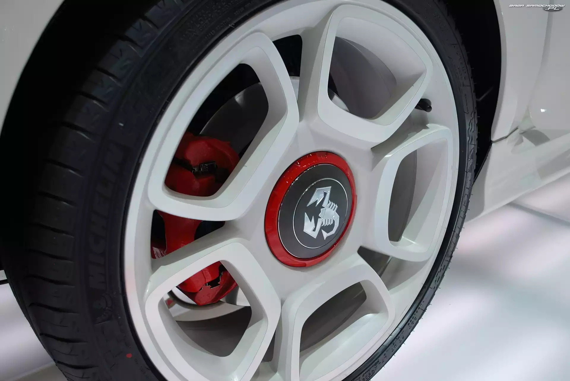 Koło, Zacisk, Abarth 500, Alufelga