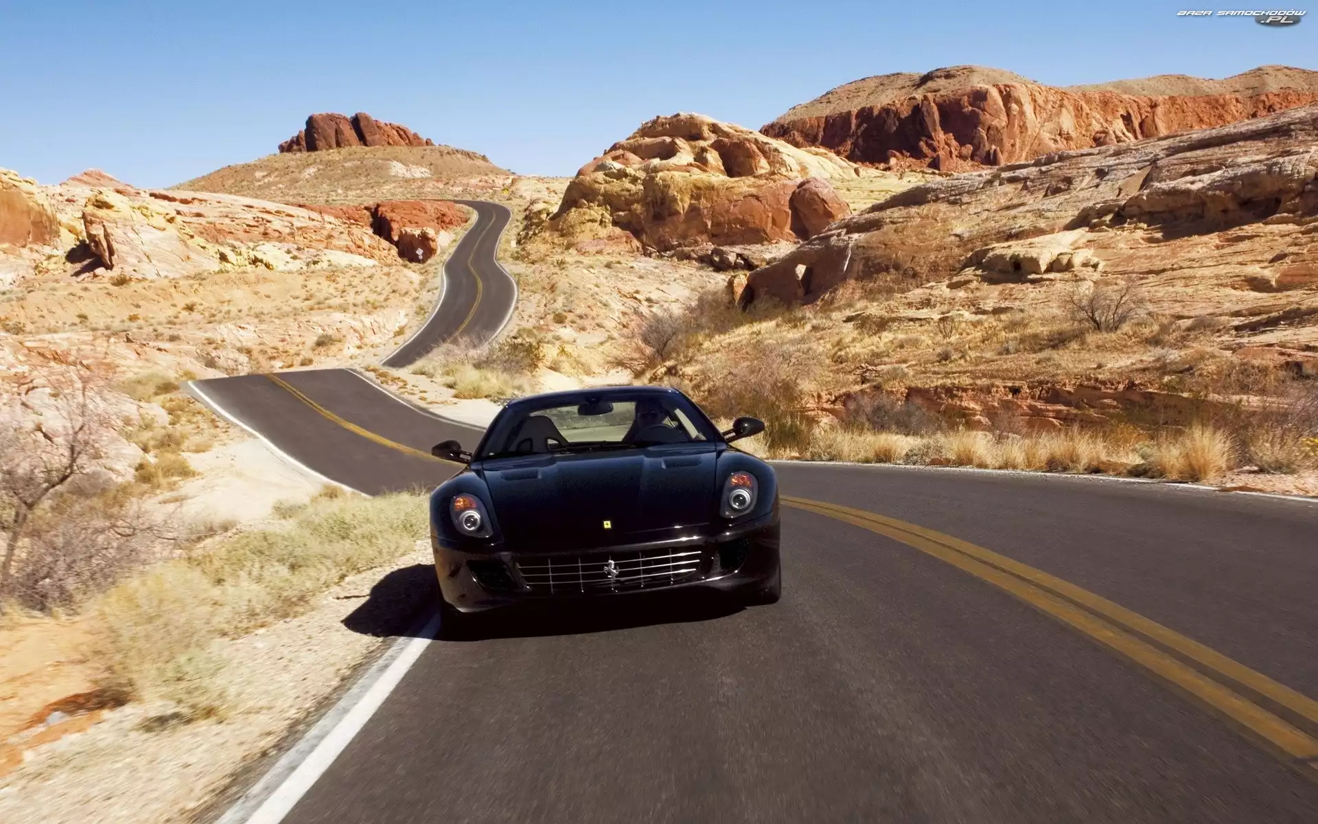 Kręta, Droga, Ferrari 599, Górska